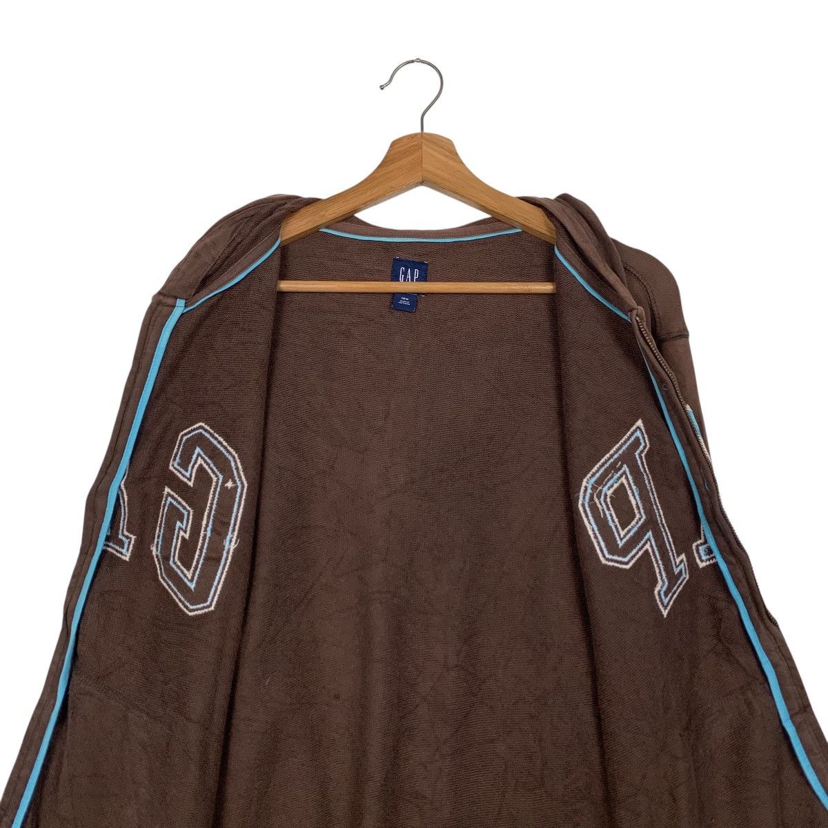 Gap Y2k Vintage GAP Big Logo Zipper Hoodie Sweatshirt #3595-C164 Size US S / EU 44-46 / 1 - 11 Thumbnail