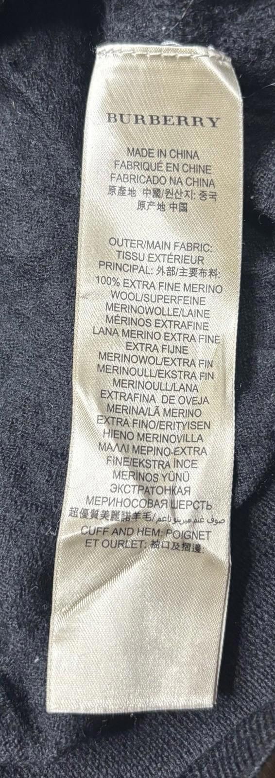 Other Burberry London Sweater Womens XS Merino Wool Ruched READ Size XS / US 0-2 / IT 36-38 - 10 Thumbnail