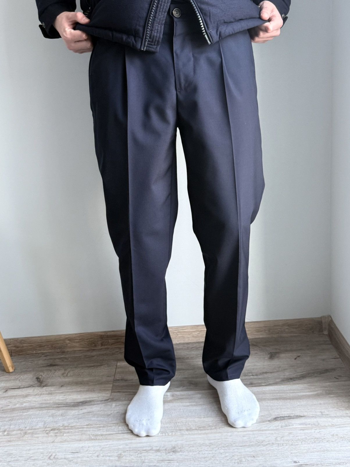 Brunello Cucinelli Brunello Cucinelli Wool Pleated Trousers Traditional Fit Size US 32 / EU 48 - 2 Thumbnail