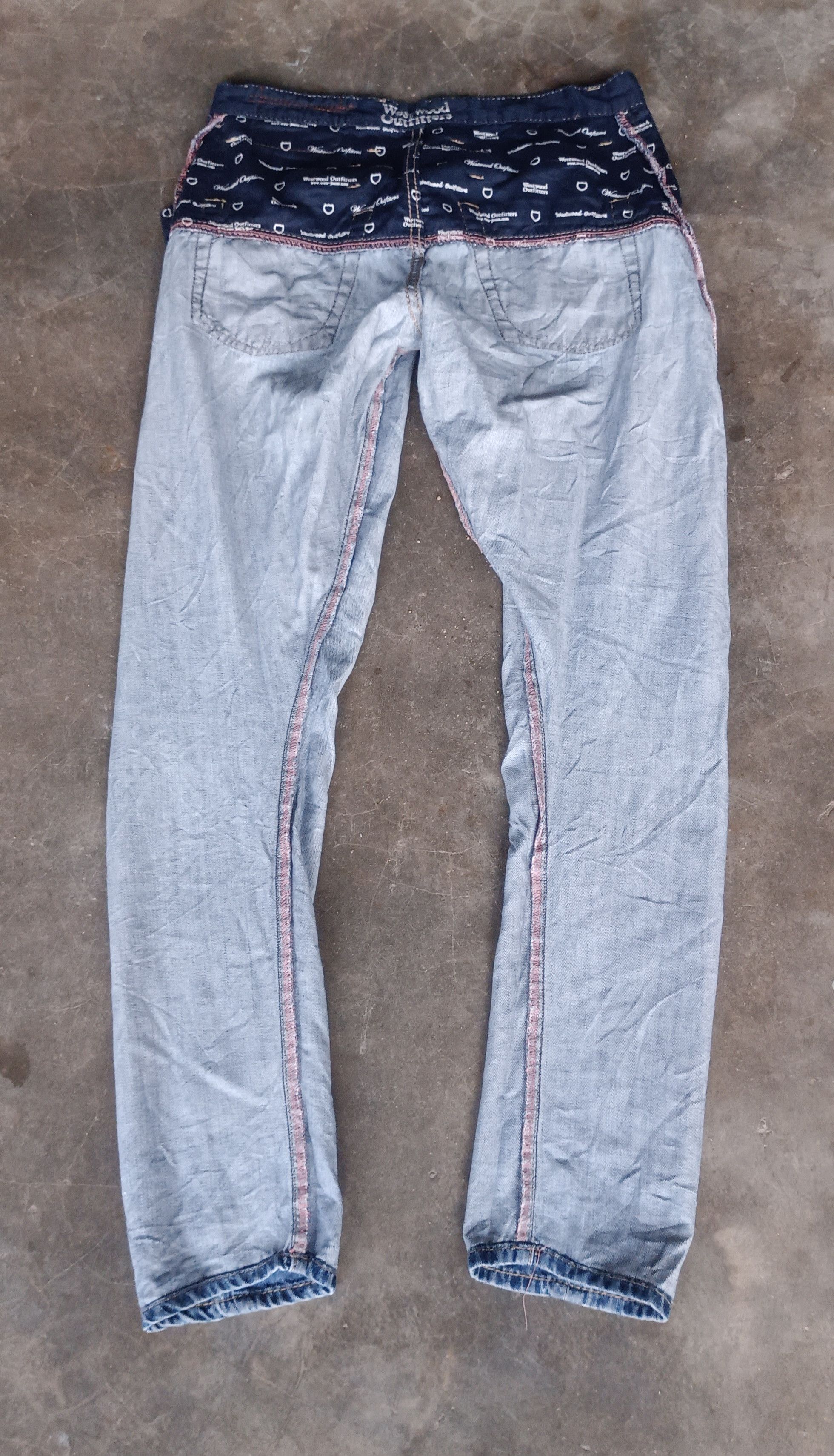 Japanese Brand Vintage💥 Westwood Outfitters Distressed jeans Size US 31 - 4 Thumbnail