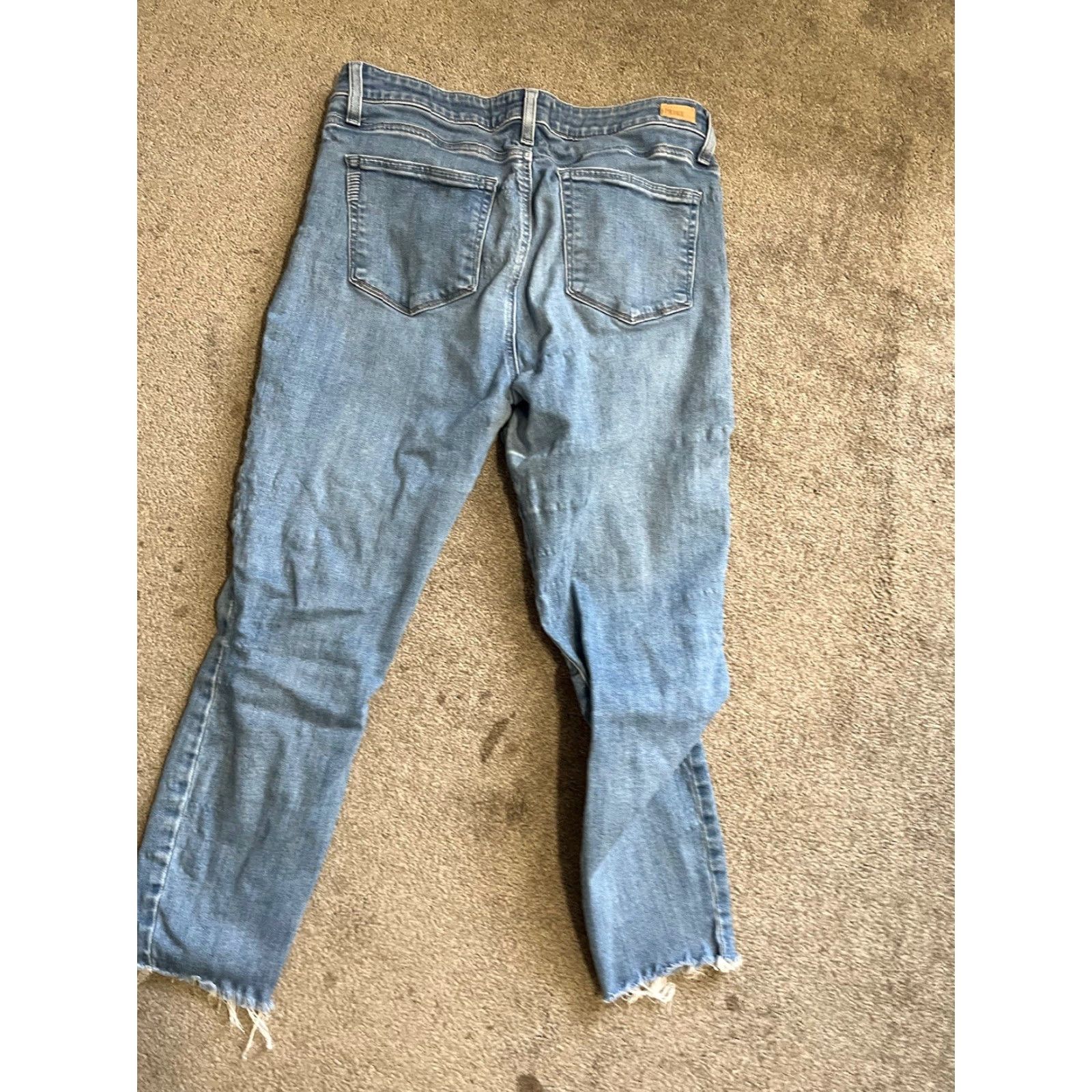 Paige PAIGE Hoxton Crop Jeans Medium Wash 31 Inseam 27 High Rise Skinny Women Shirt? Size 24" / US 00 / IT 34 - 2 Thumbnail