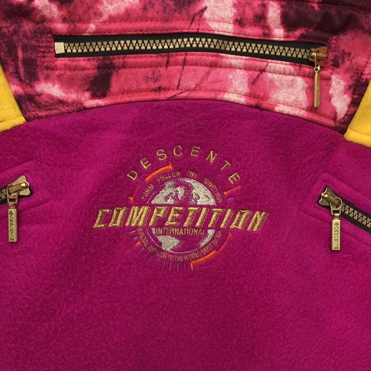 Descente Vintage DESCENTE Retro 1/4 Zip Fleece Ski Jacket Size M / US 6-8 / IT 42-44 - 5 Thumbnail