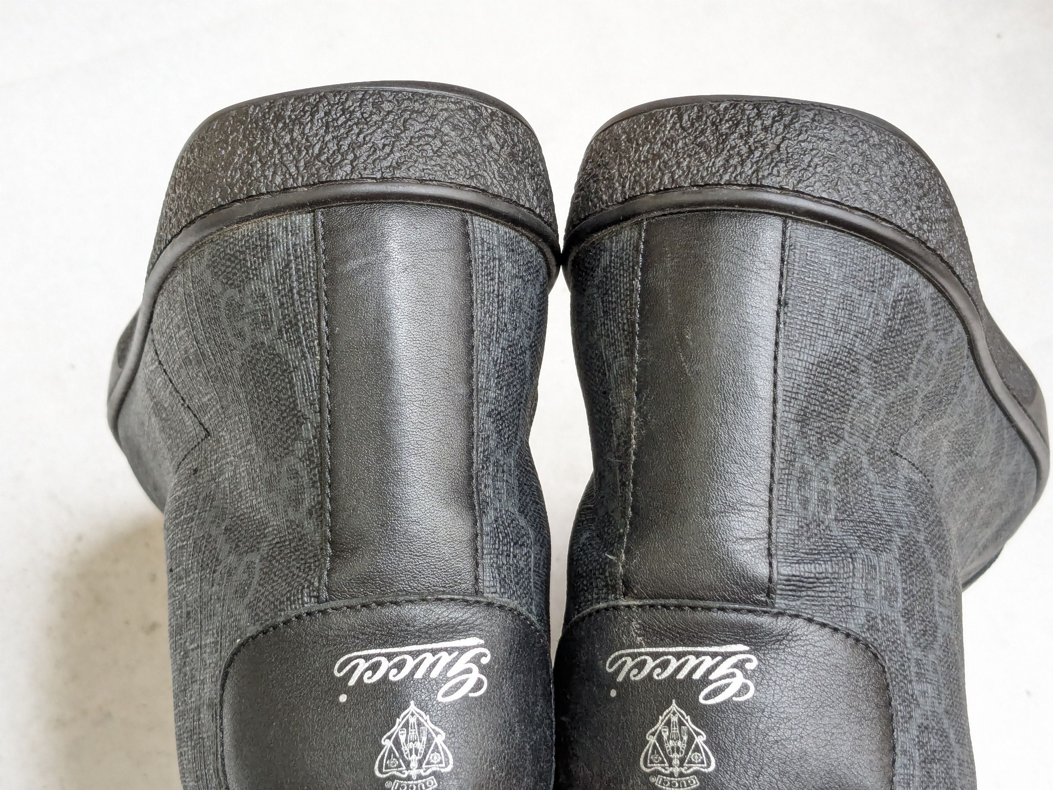 Gucci Gucci Monogram Sneakers Black 9 High Tops GG Logo Size US 9 / EU 42 - 13 Thumbnail