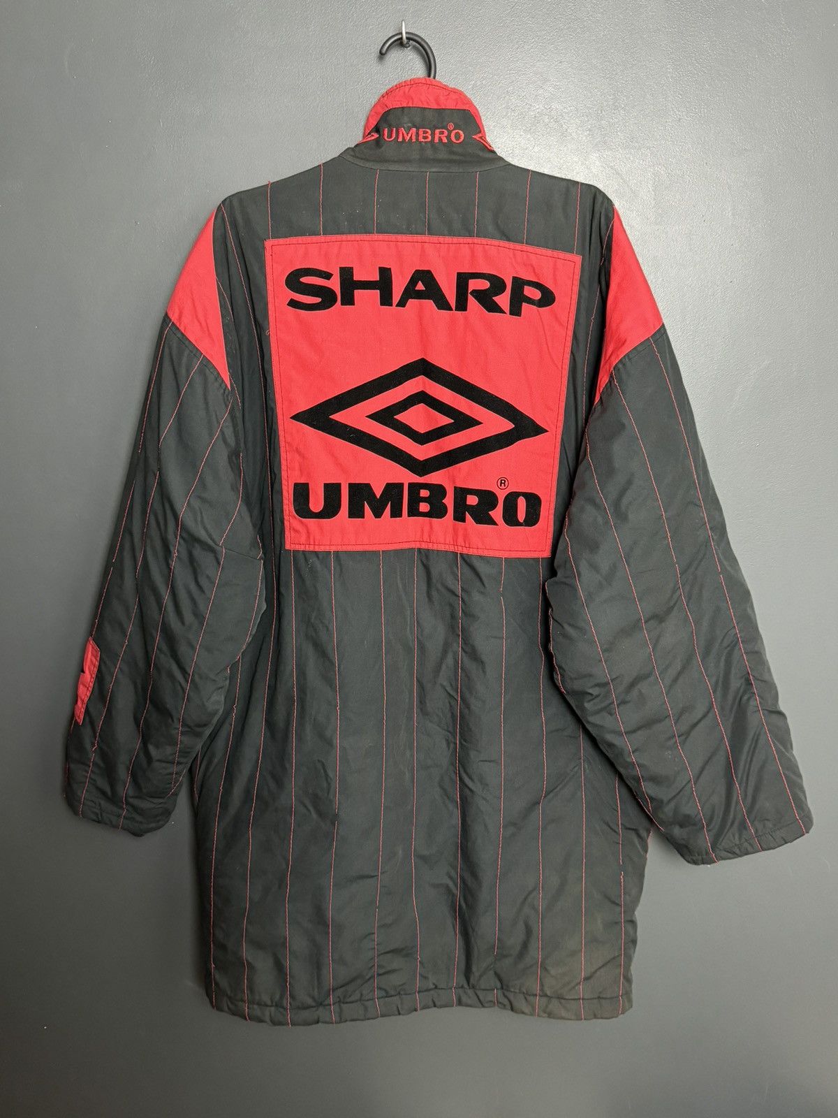 Umbro Vintage Manchester United Sharp Training Football Jacket Size US L / EU 52-54 / 3 - 2 Thumbnail