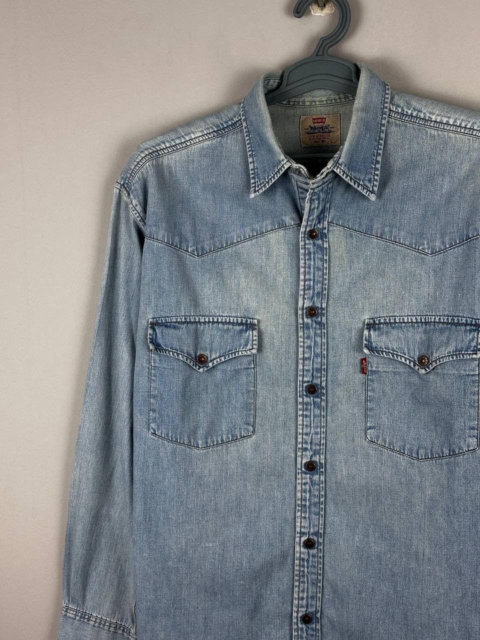 Levi's Mens Levi’s Vintage Shirt Long Sleeve Size L Jeans Size US L / EU 52-54 / 3 - 3 Thumbnail