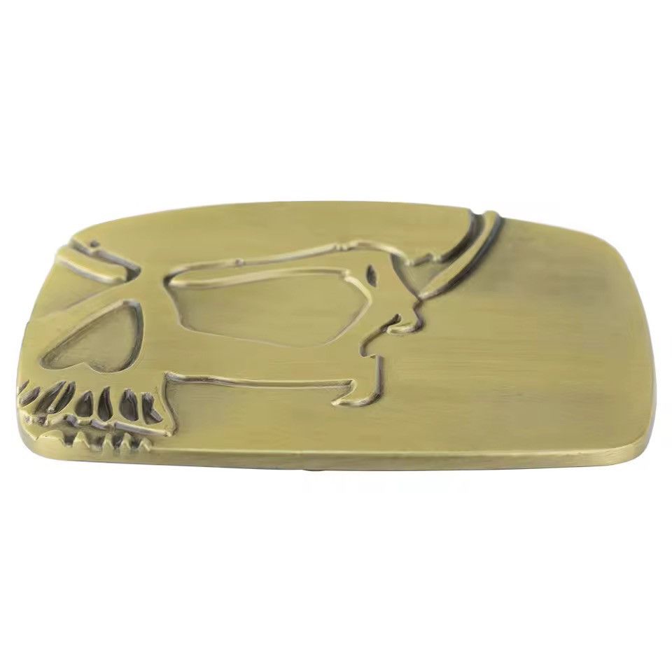 Other Skull Alloy Square Skeleton Belt Buckle Size ONE SIZE - 2 Thumbnail