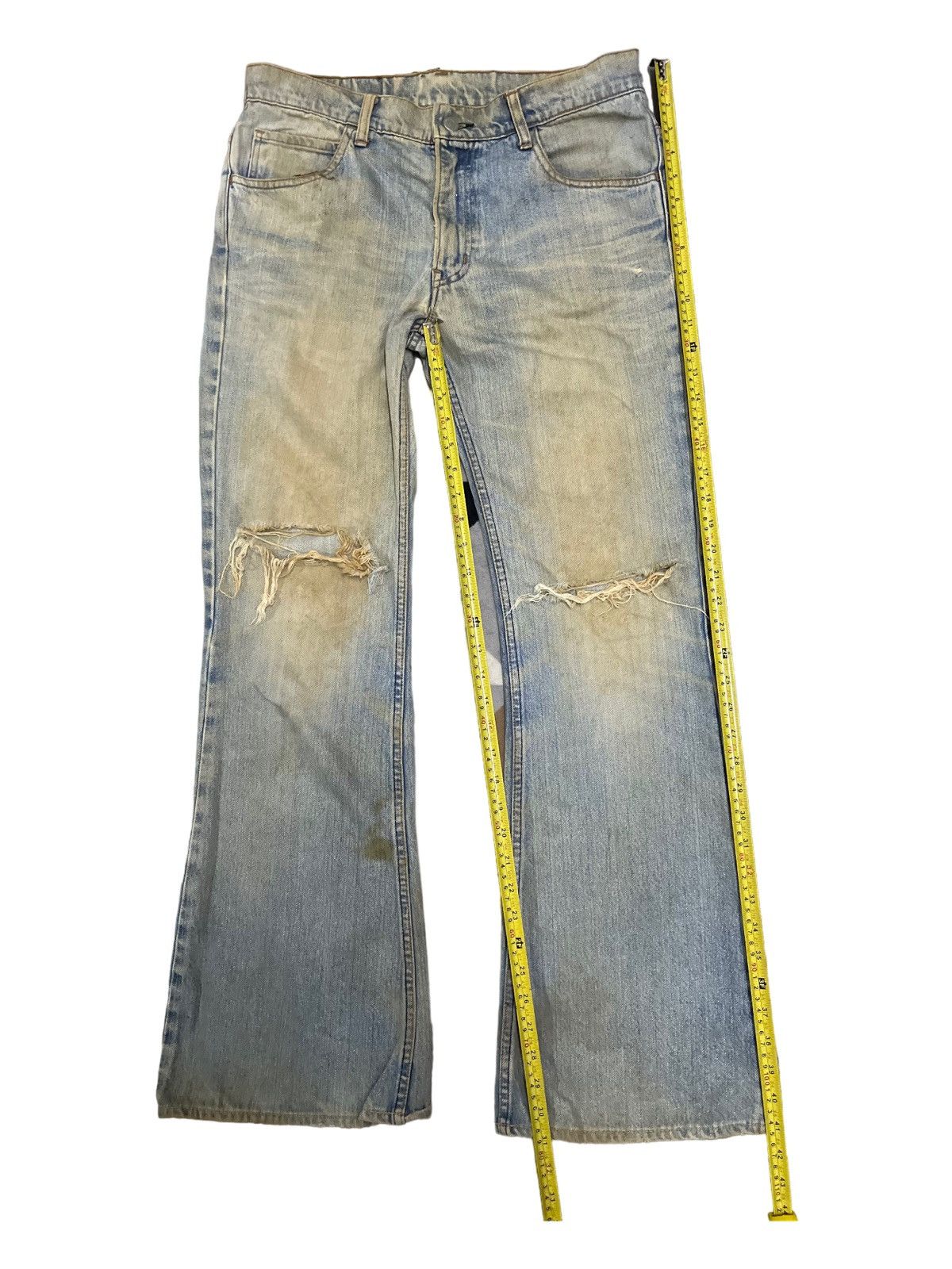 Blue Blue Japan Vintage Blue Blue Japan Mudwash Flare Denim Size US 31 - 17 Thumbnail