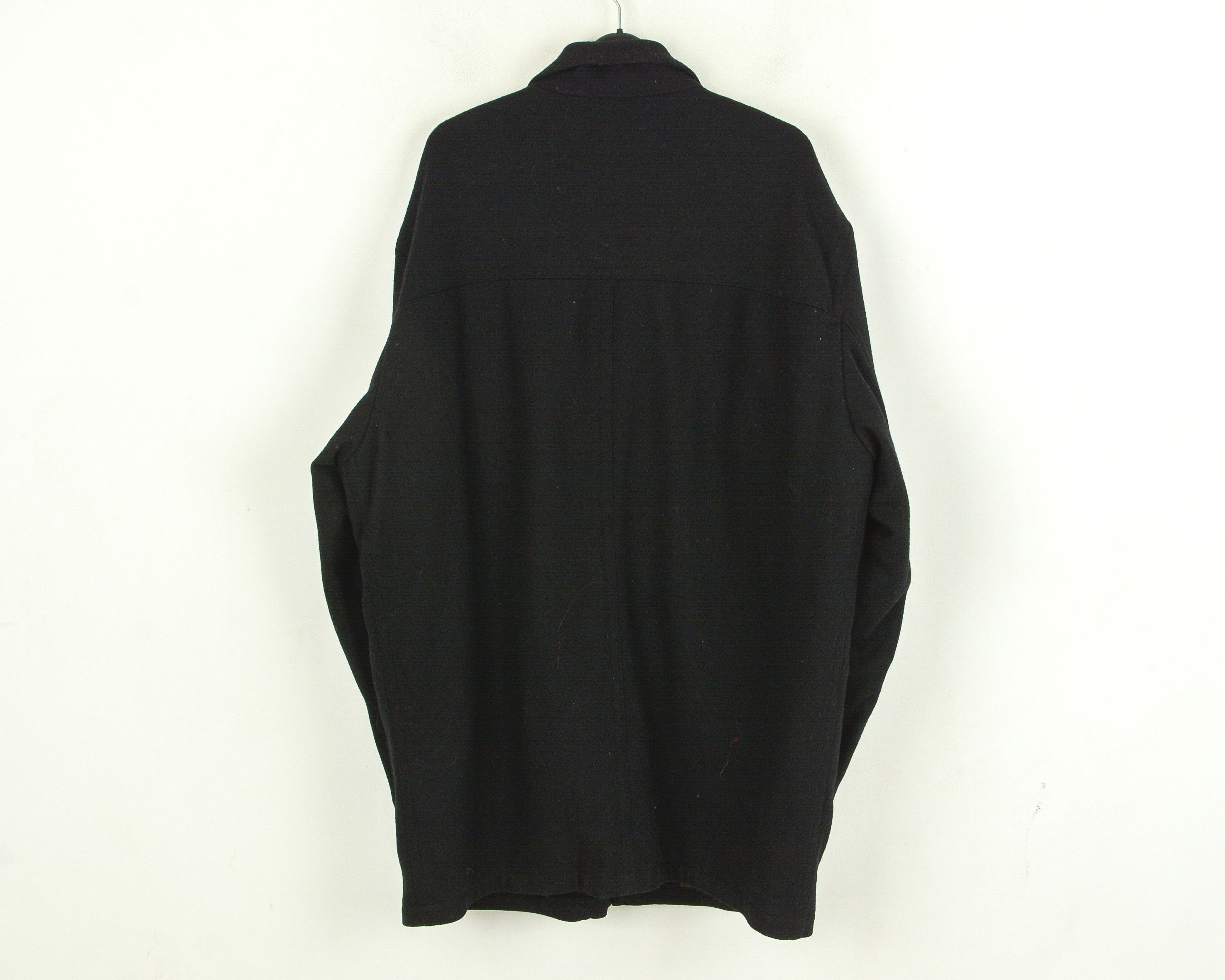 Vintage KARLSBURG US 40 UK Wool Trench Jacket Pea Overcoat Vintage M Size US M / EU 48-50 / 2 - 10 Thumbnail