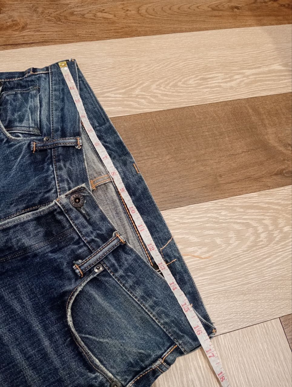 KURO KURO JAPAN DIAMANTE BLUE DENIM SELVEDGE PANTS Size US 33 - 15 Thumbnail