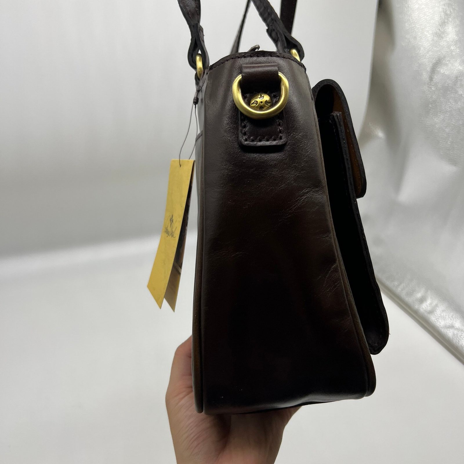 Other Patricia Nash Leather Rosetti Satchel with Crossbody strap Size ONE SIZE - 10 Thumbnail