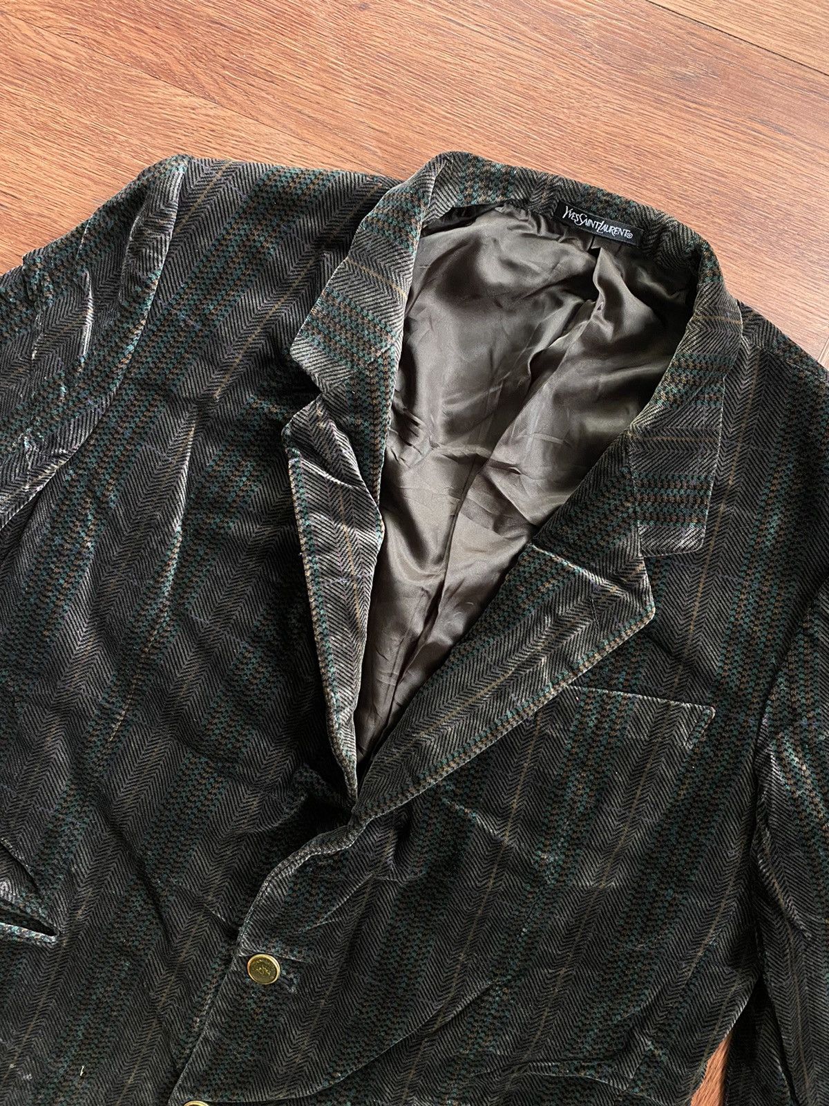 Vintage Ysl Blazer Size 40L - 3 Thumbnail