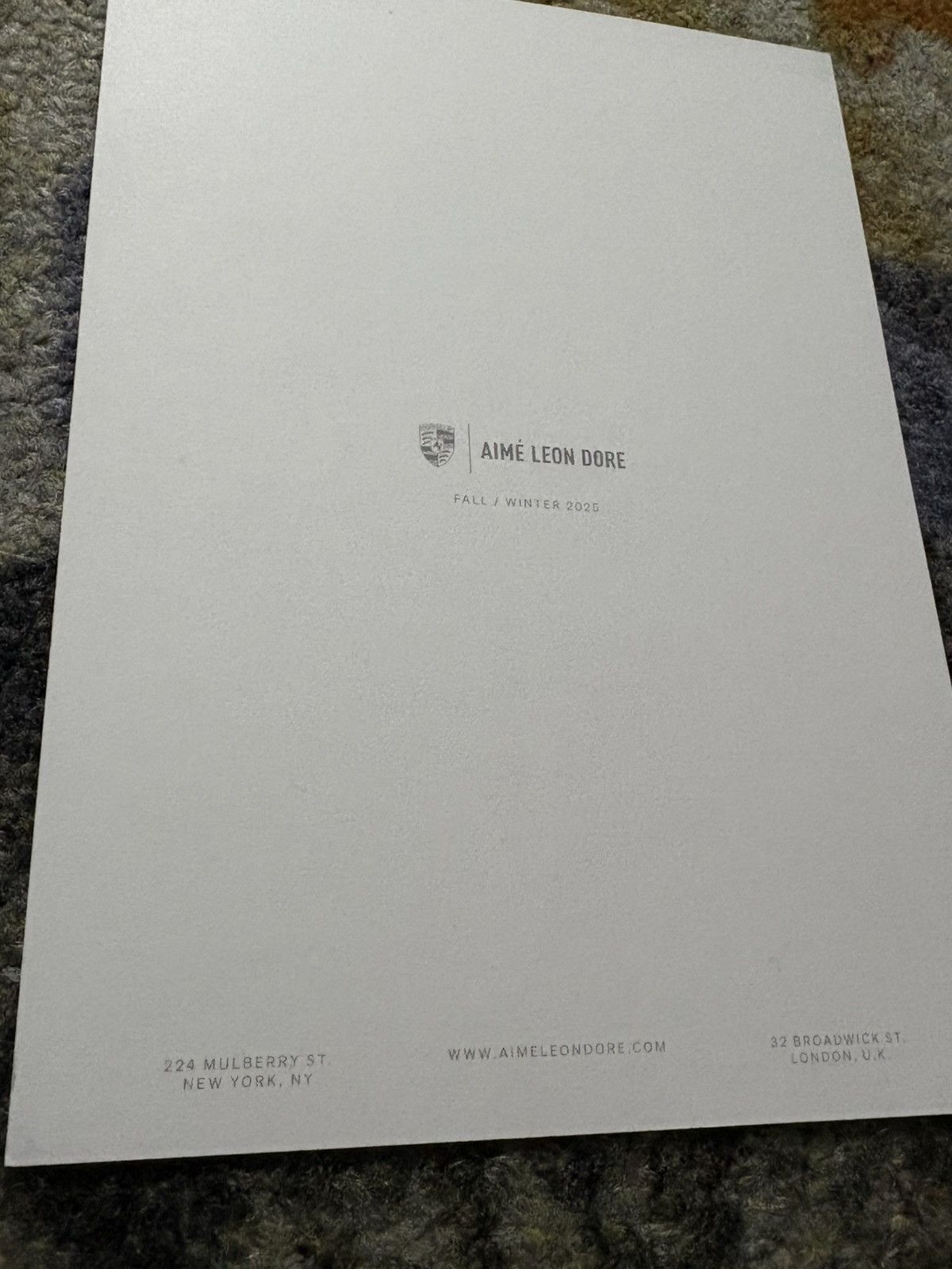 Aime Leon Dore × Porsche Design Aime Leon Dore x Porsche Postcard (Instore Exclusive) Size ONE SIZE - 3 Thumbnail