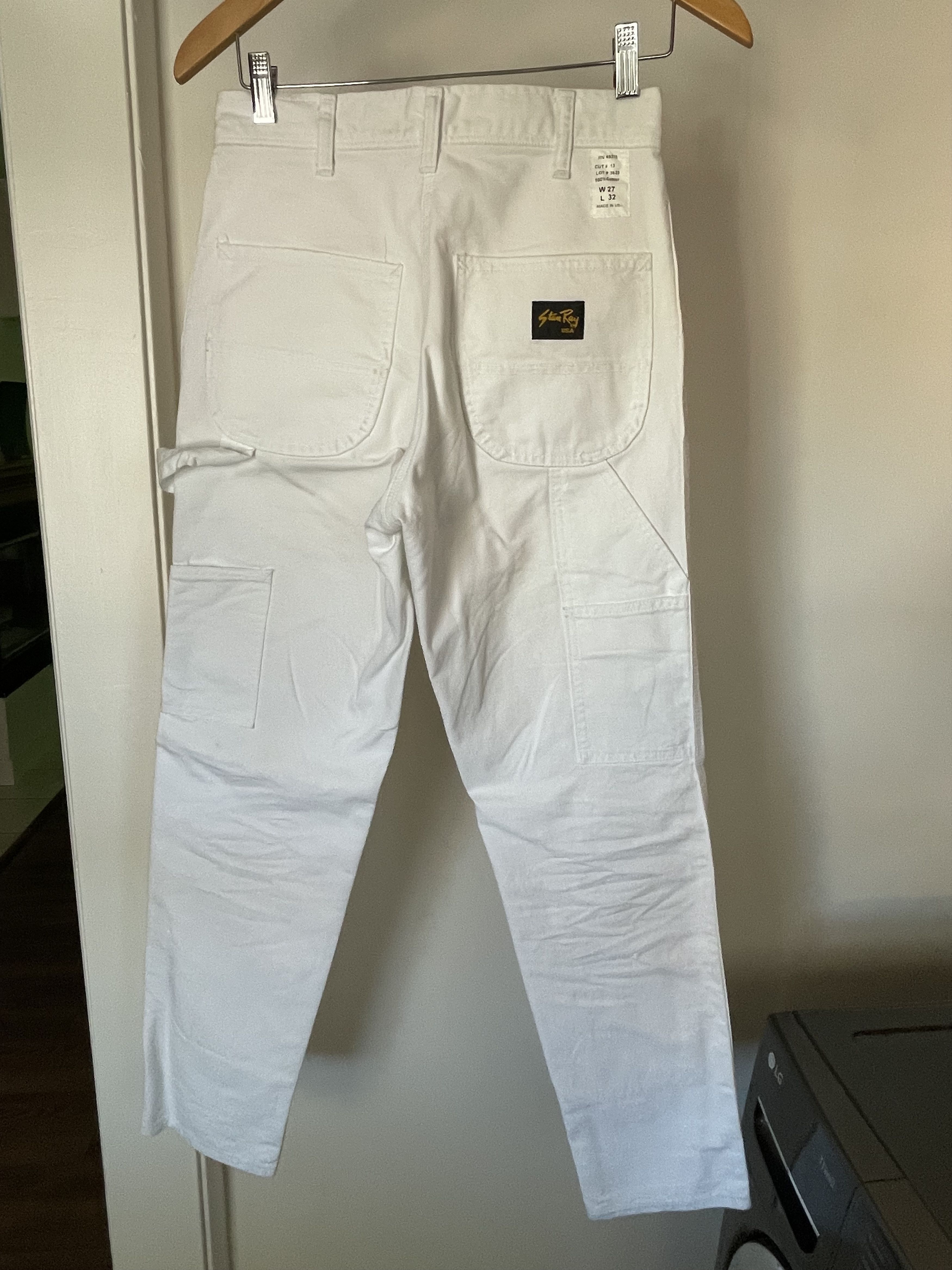 Stan Ray Stan Ray white painter cargo pants Size US 27 - 2 Thumbnail