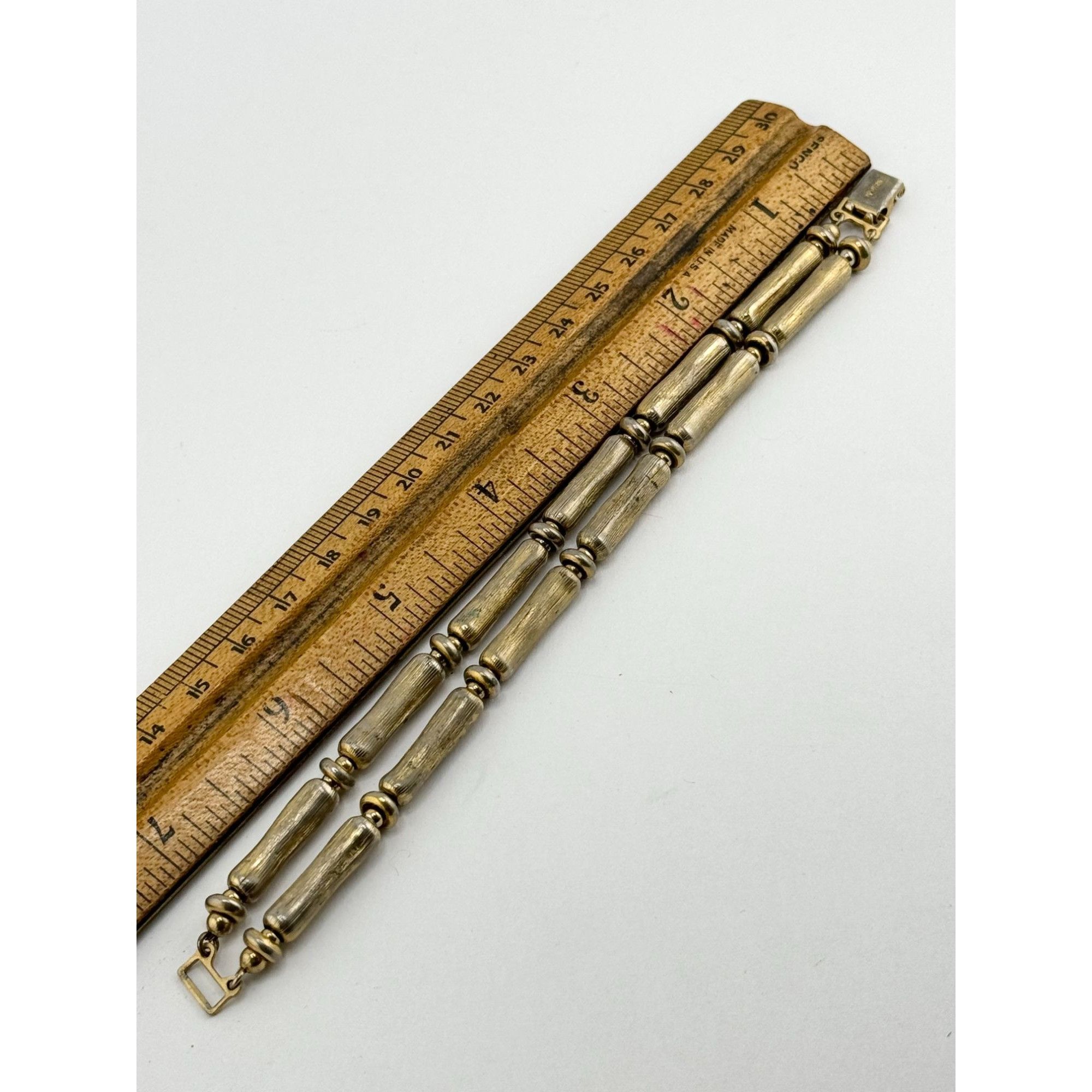 Vintage Vintage Napier Bamboo beaded double strand bracelet Size ONE SIZE - 7 Thumbnail