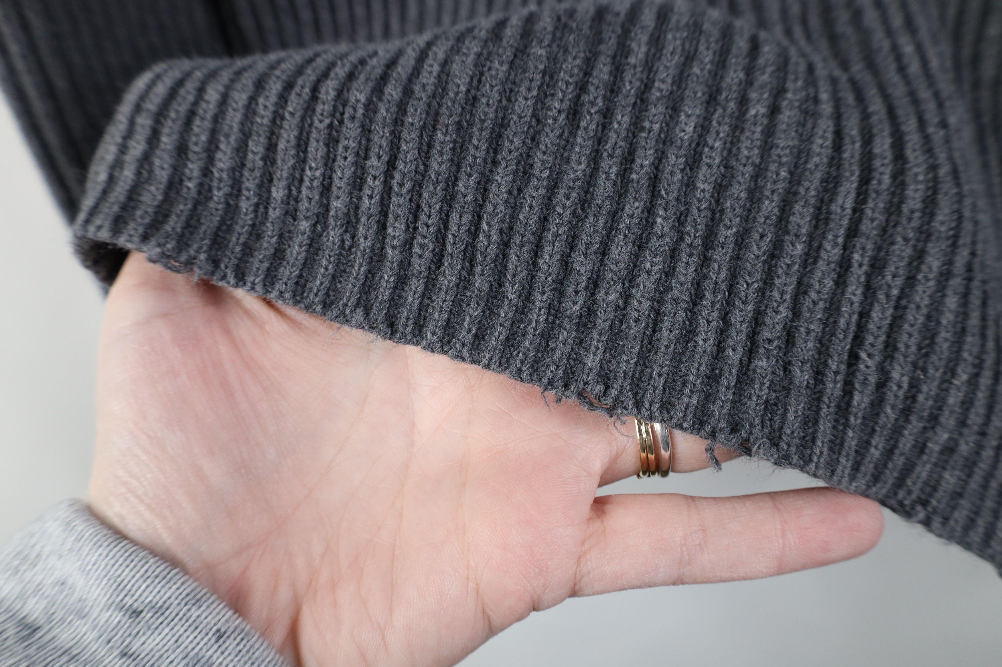 Gap Vintage Y2K Gap Blank Cotton Ribbed Knit Crewneck Sweater Size M / US 6-8 / IT 42-44 - 6 Thumbnail