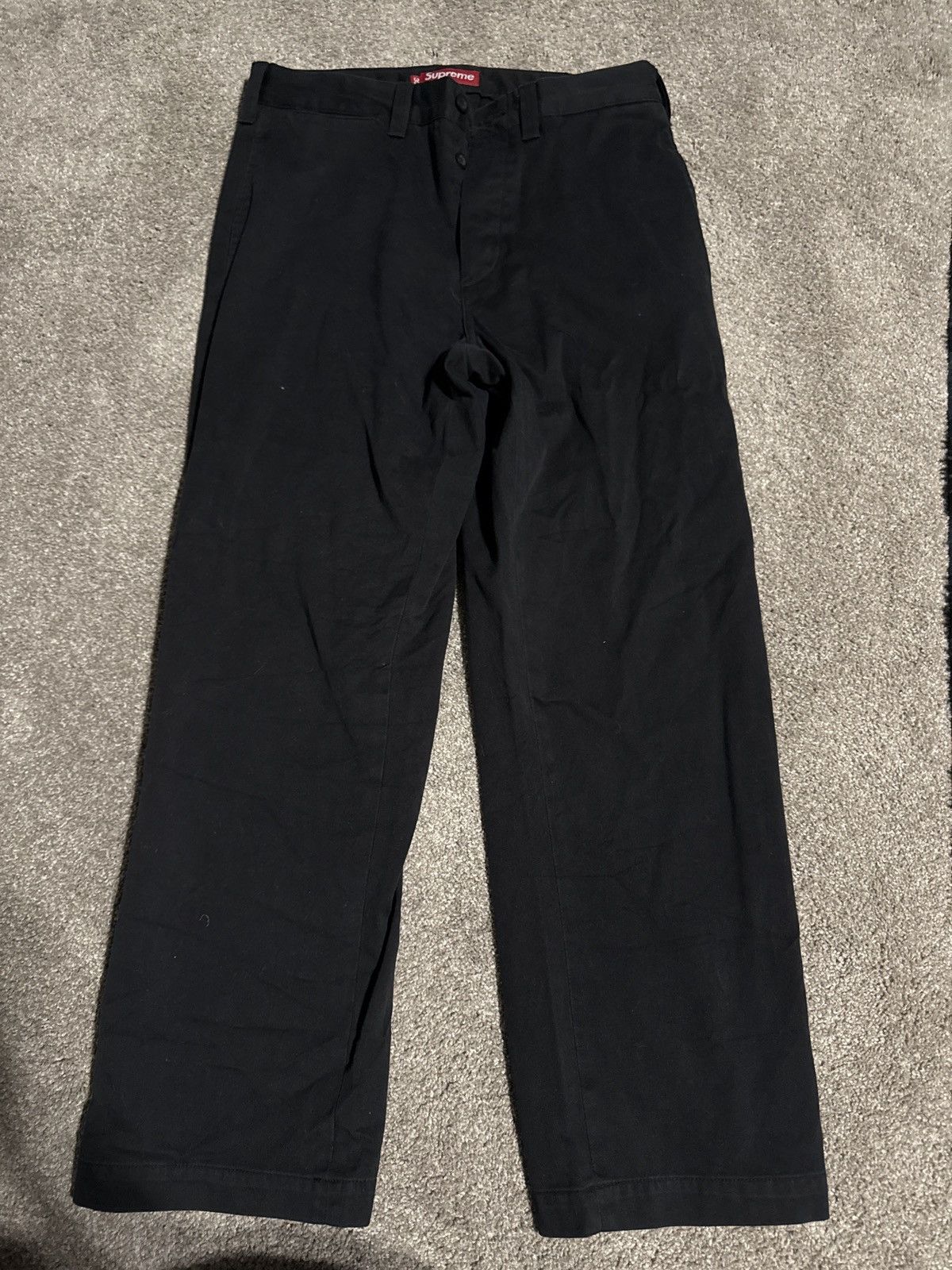 Supreme Supreme Black Pants size 30 Size US 30 / EU 46 - 2 Thumbnail