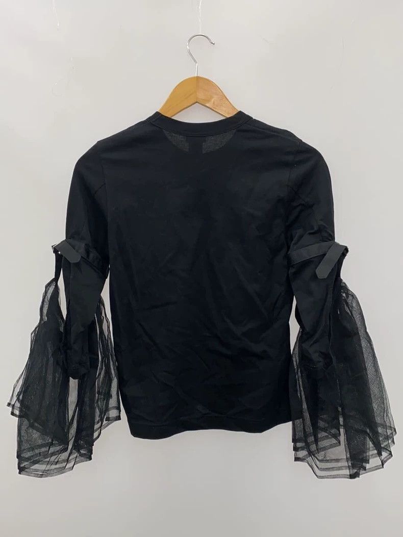 Comme des Garcons Comme des Garcons Black vintage lace gauze blouse Size XS / US 0-2 / IT 36-38 - 2 Thumbnail