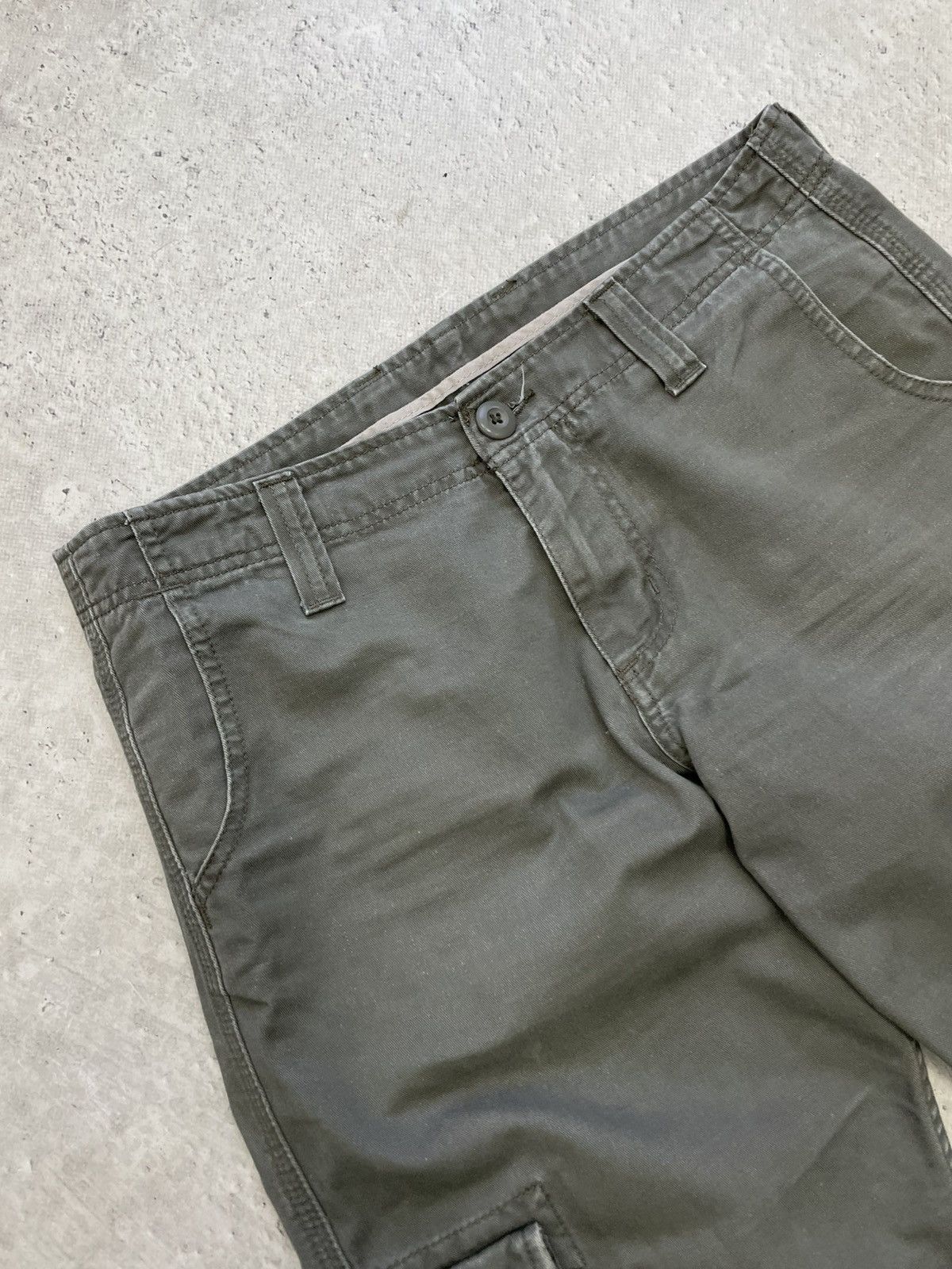 Carhartt Carhartt Workwear Dark Green Cargo Pants Utility Style Size US 31 - 4 Thumbnail