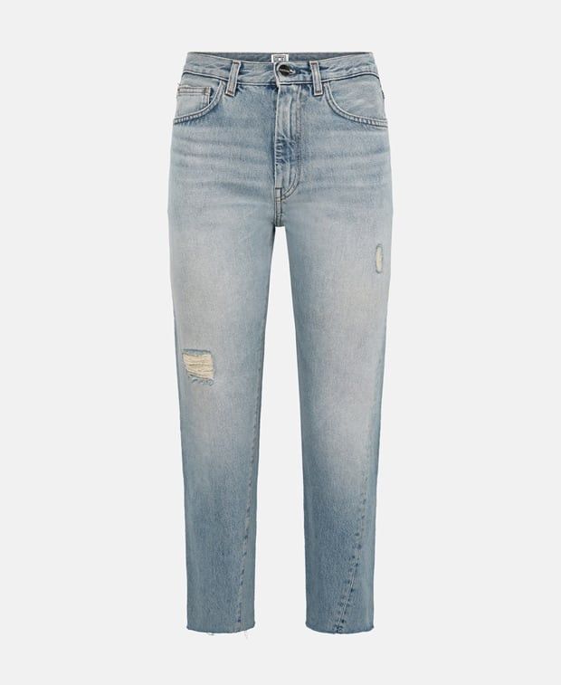 Twisted Seam Straight leg jeans