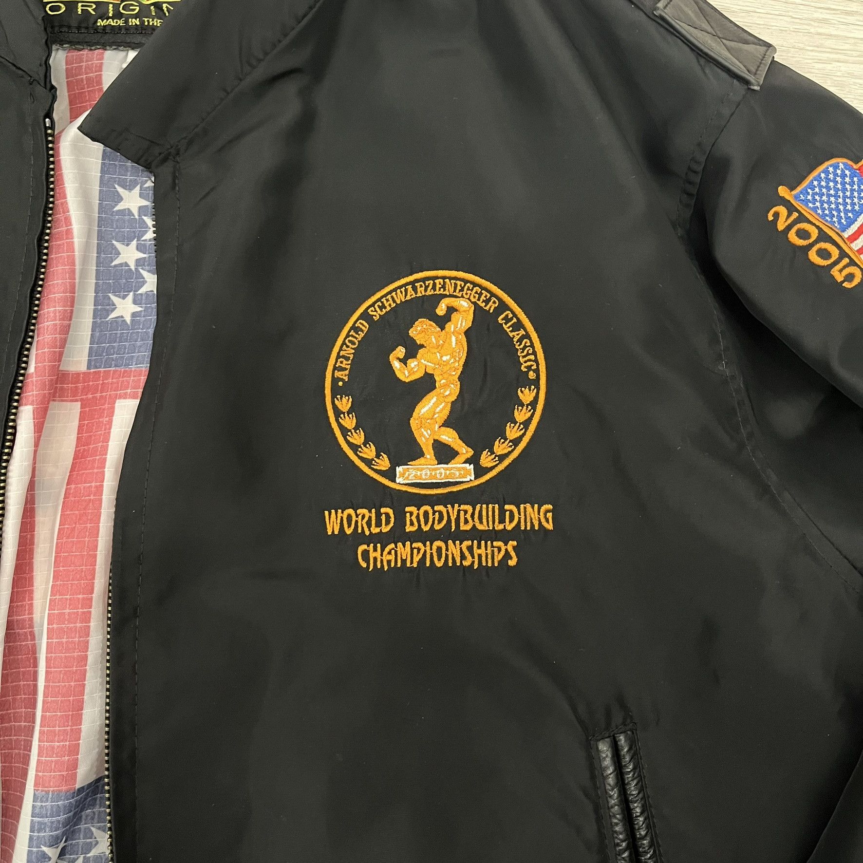 Other Arnold Bodybuilding Classic Jacket Tony Nowak 2005 Size US L / EU 52-54 / 3 - 5 Thumbnail
