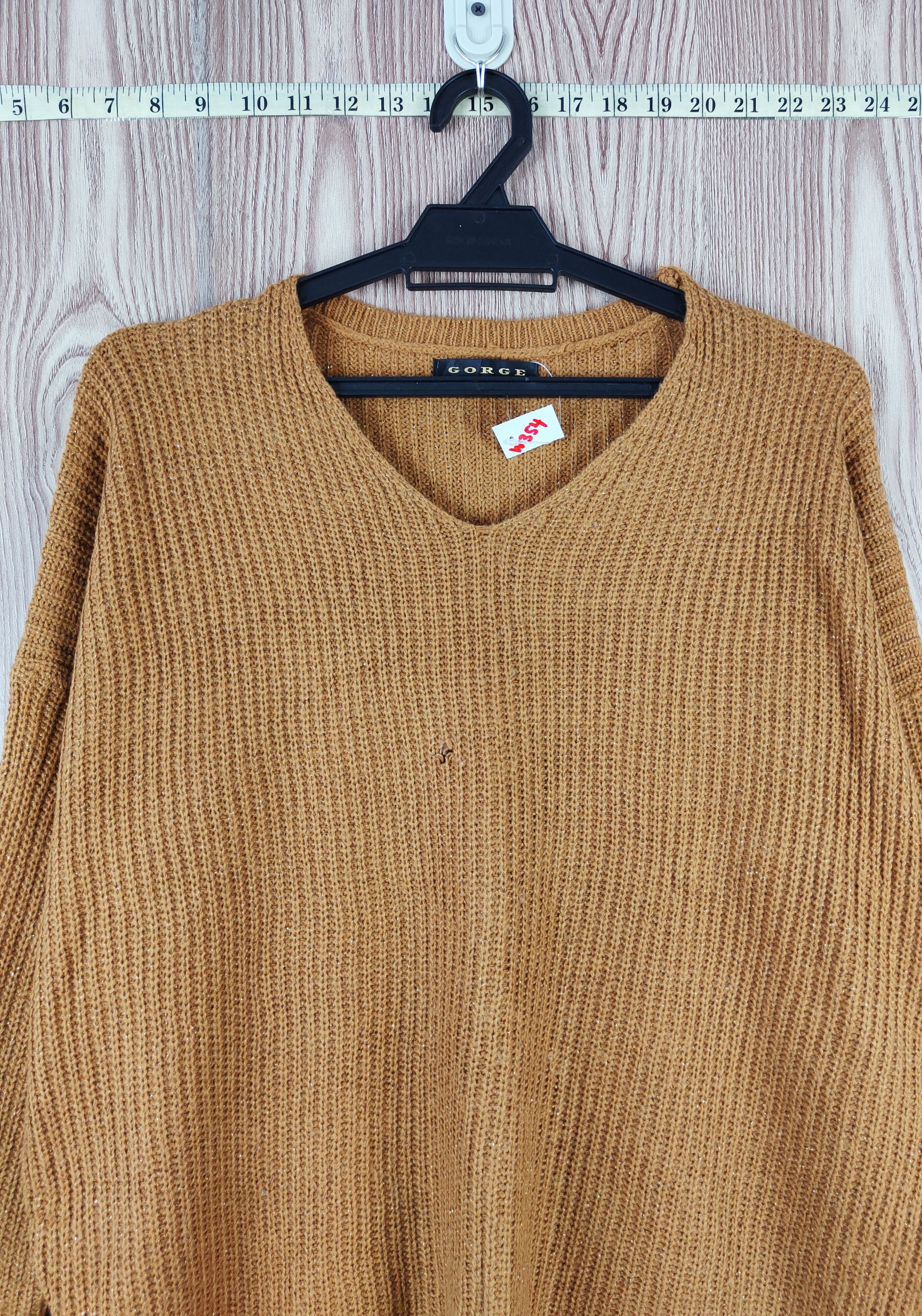 Vintage Gorge Brown Knitwear Sweatshirts #W354 Size M / US 6-8 / IT 42-44 - 2 Thumbnail