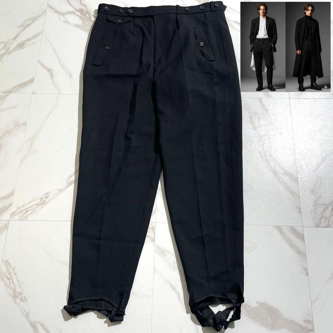 Yohji Yamamoto Yohji Yamamoto POUR HOMME 80s Tapered Silhouette Pants Black Size L Size US 32 / EU 48 - 1 Thumbnail