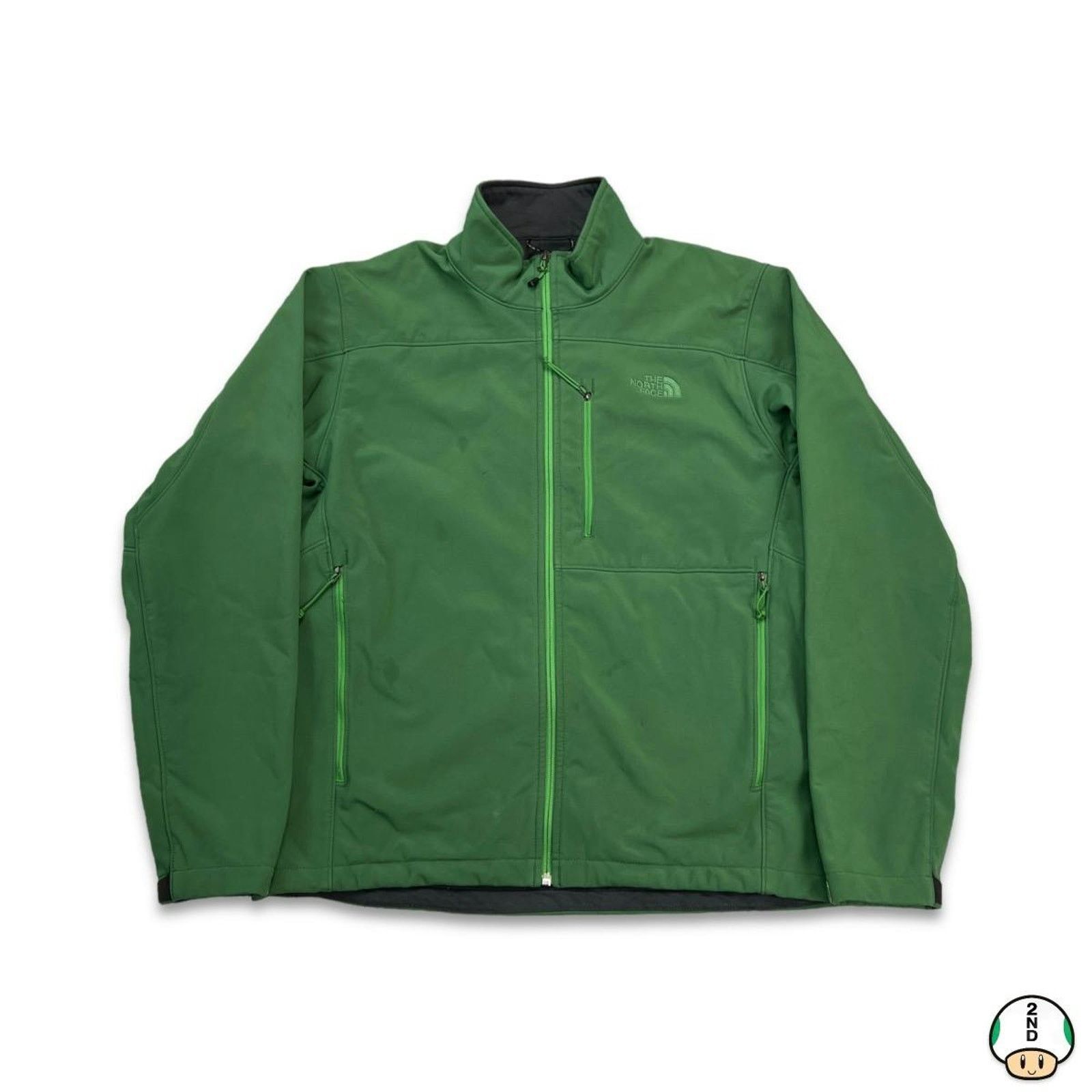 The North Face × Vintage The North Face Jacket Large Full Zip Outdoor Nature Bomber Size US L / EU 52-54 / 3 - 1 Thumbnail