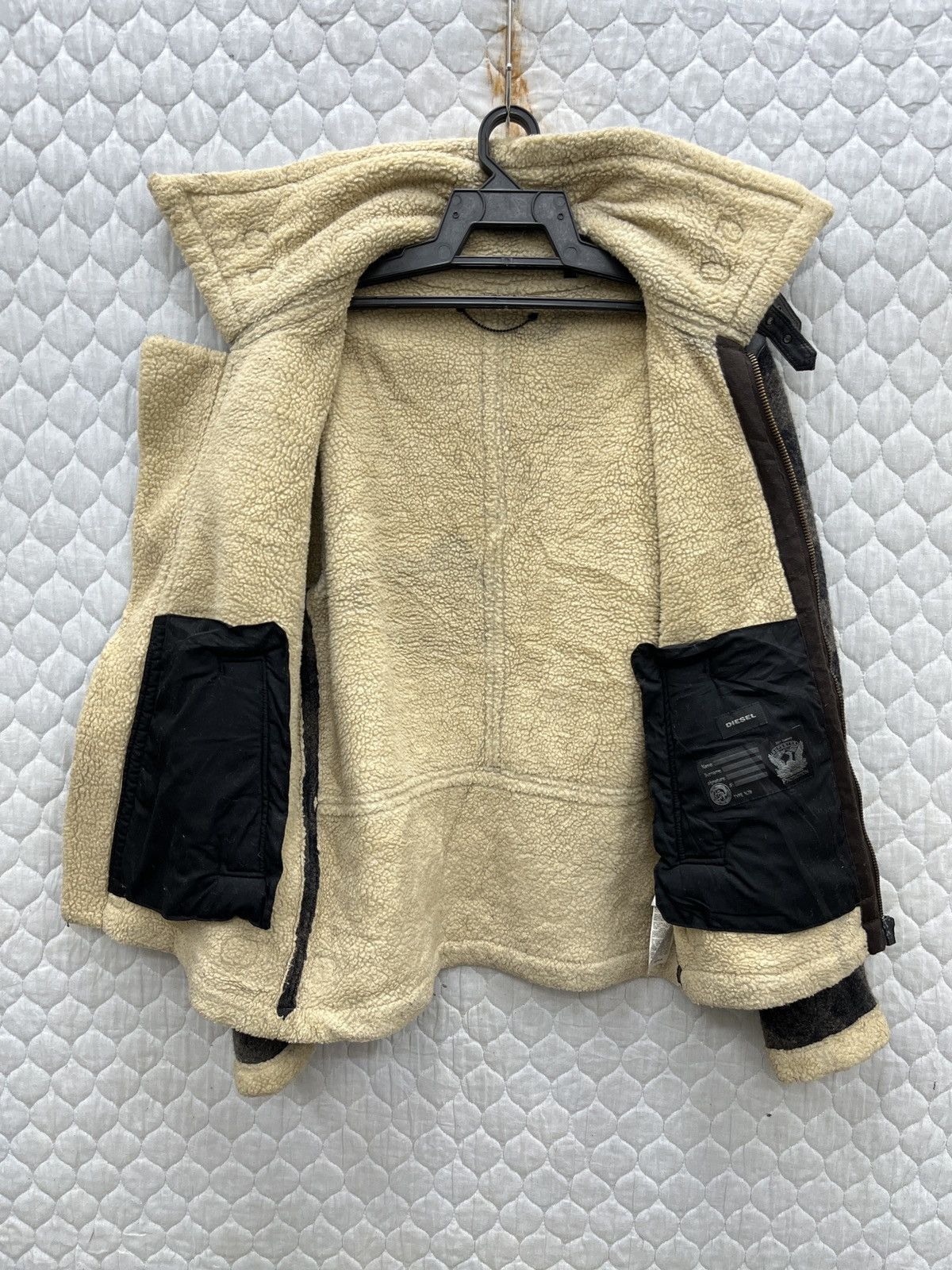 Diesel 🔥STEALS🔥 DIESEL SHEARLING JACKET Size M / US 6-8 / IT 42-44 - 7 Thumbnail