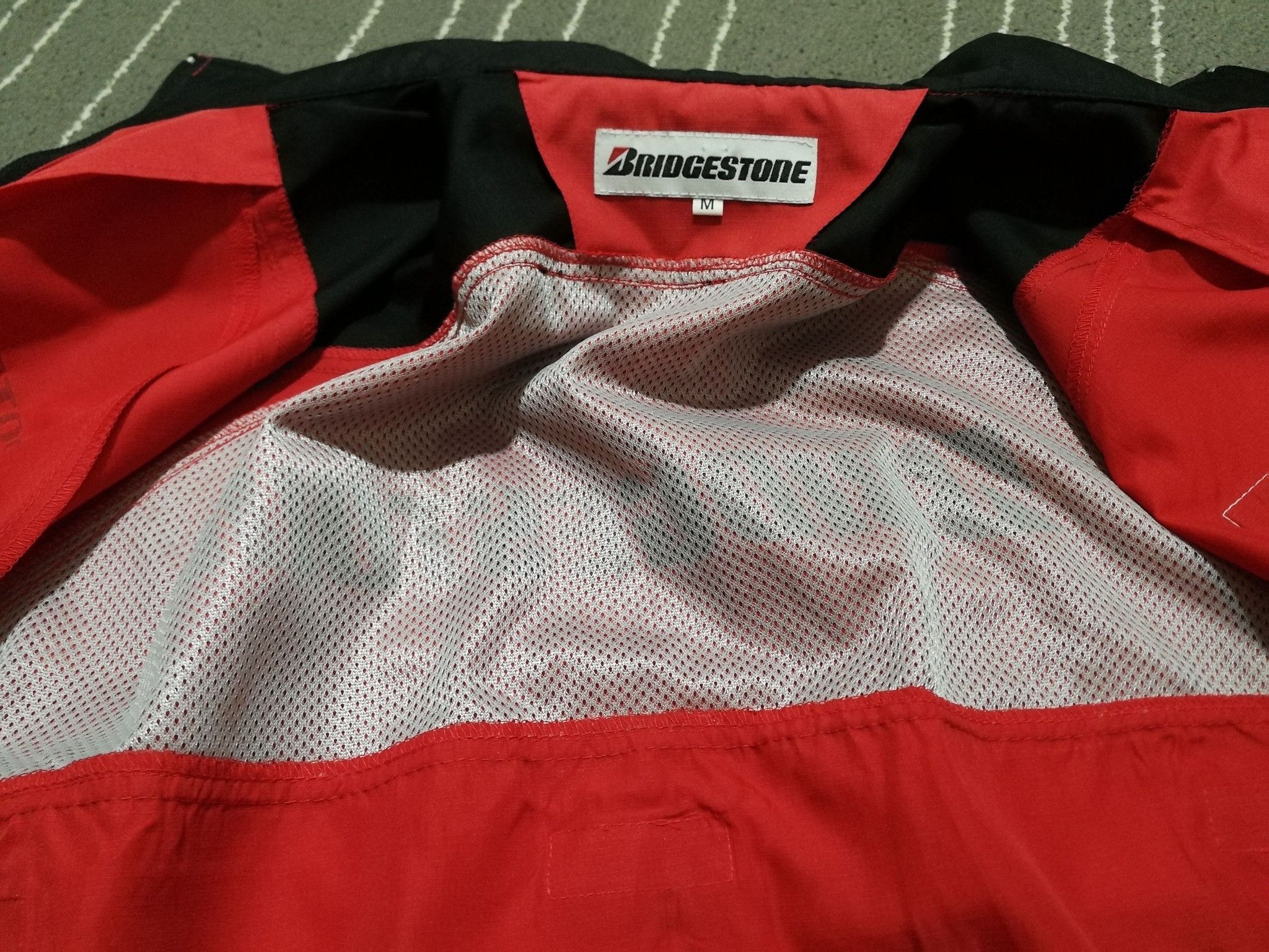 Japanese Brand BRIDGESTONE X JDM wind breaker M 2081 Size US M / EU 48-50 / 2 - 3 Thumbnail
