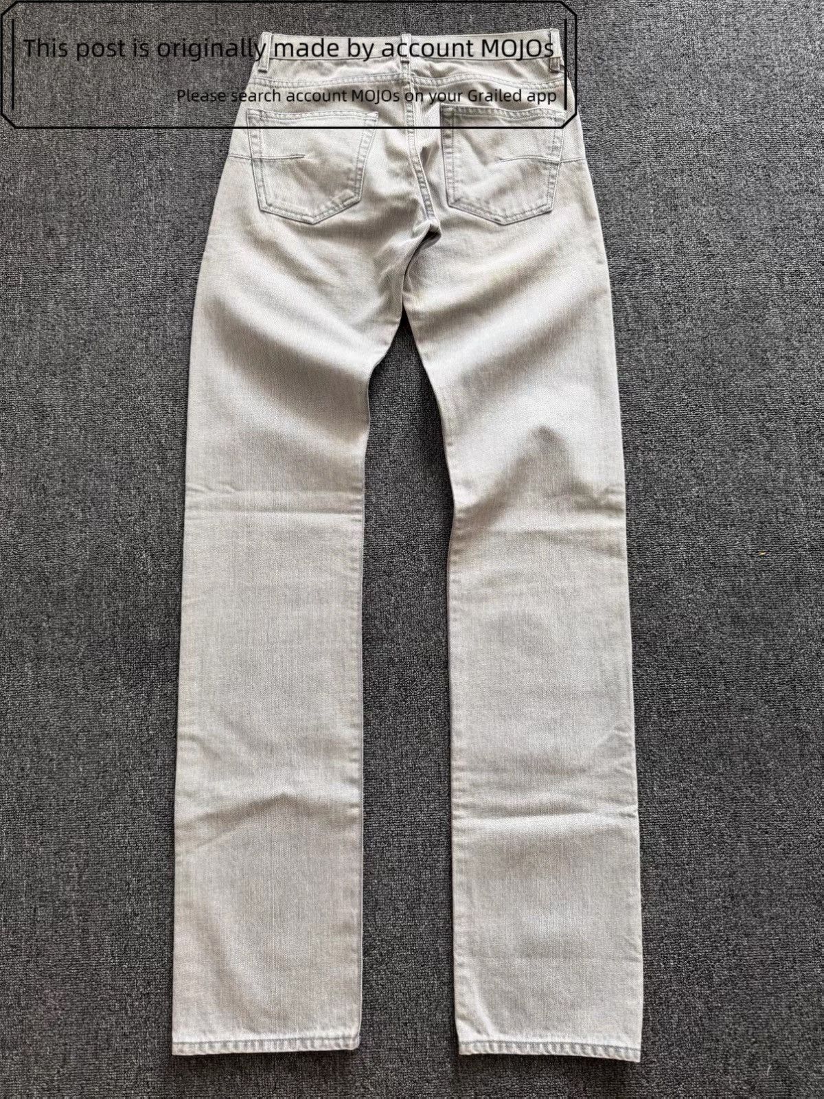 Dior Sz 29 Dior Silver Gray Denim mojos1000 Size US 29 - 3 Thumbnail