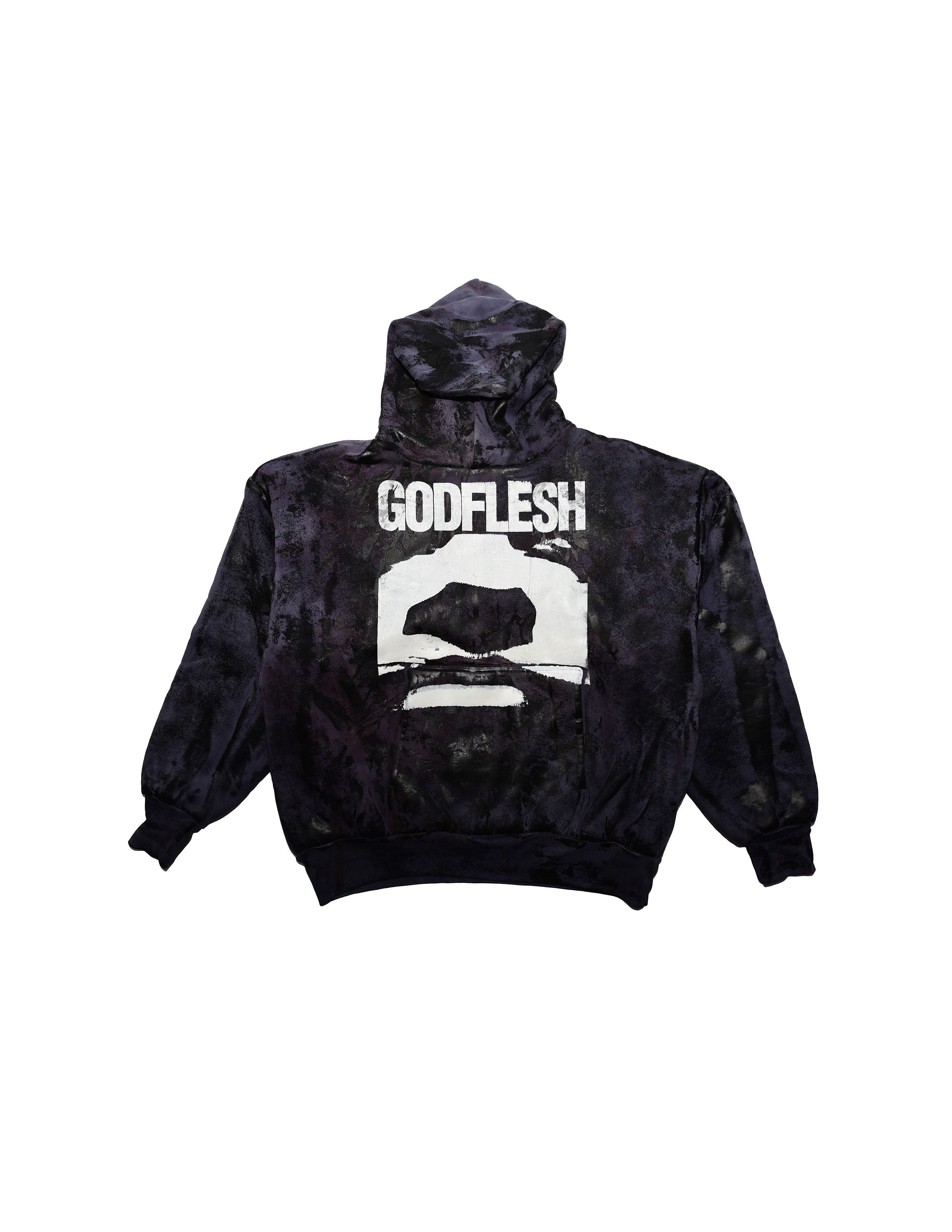 basketcase gallery Godflesh AOP Double Layered Hoodie by Digital Trenches Size US XL / EU 56 / 4 - 1 Thumbnail