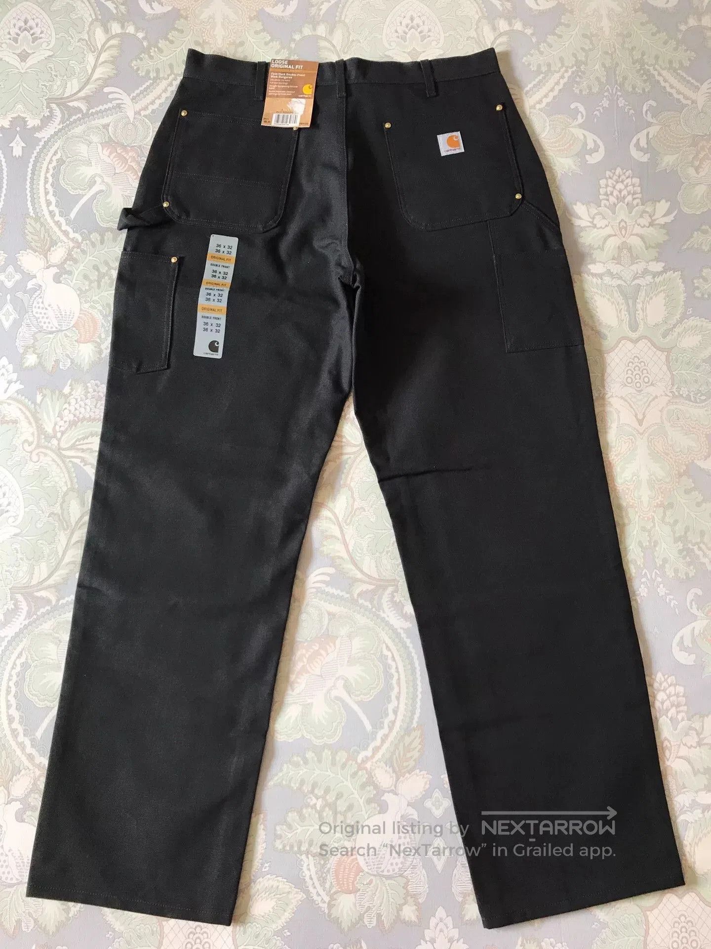 Carhartt Carhartt B01 Black W36L32 Work Pants. Size US 36 / EU 52 - 3 Thumbnail
