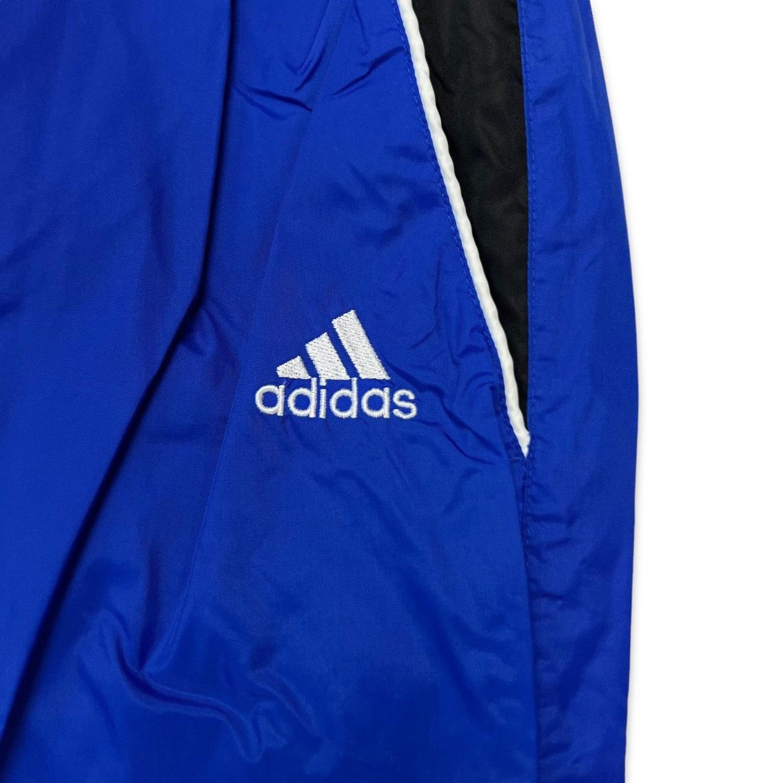 Adidas × Vintage Vintage 90s Adidas Track Pants XL Striped Spell Out Athletic Size US 30 / EU 46 - 2 Thumbnail