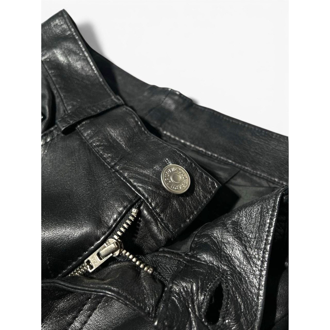 Ralph Lauren Purple Label Ralph Lauren Purple Label Rare Black Leather Pants Size 25" / US 0 / IT 36 - 8 Thumbnail