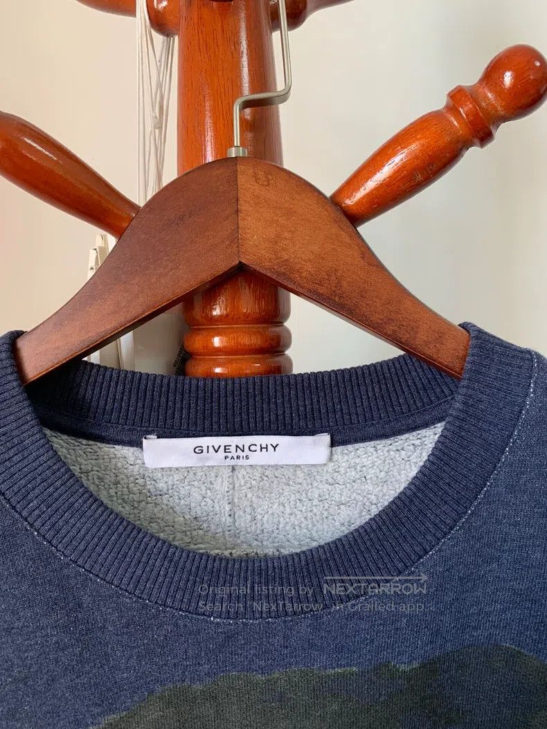 Givenchy Givenchy Blue Dog Head Hoodie Size US XS / EU 42 / 0 - 3 Thumbnail