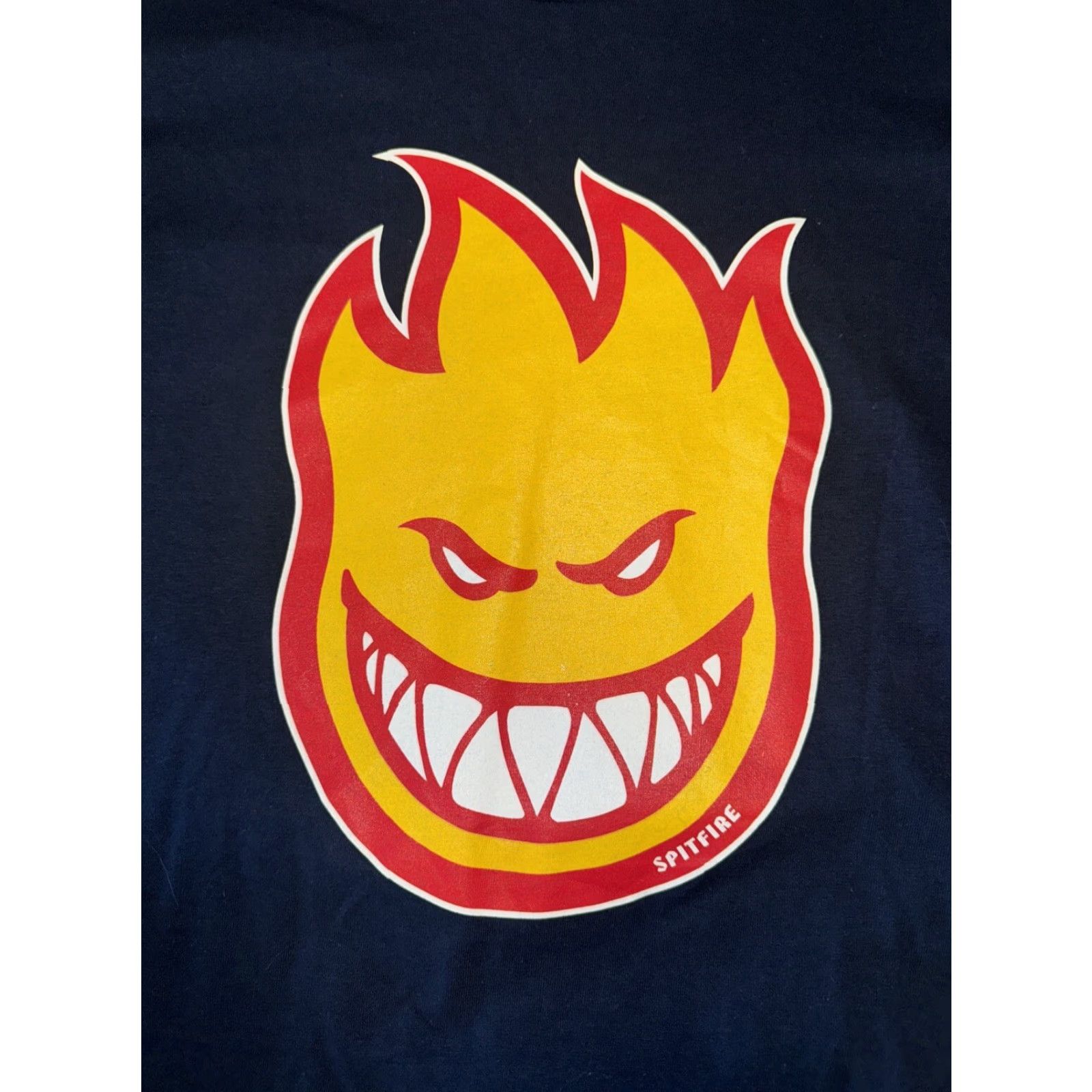Spitfire Spitfire T-Shirt Long Sleeve Navy Blue L Mens Flaming Head Shirt 21x28 Size US L / EU 52-54 / 3 - 2 Thumbnail