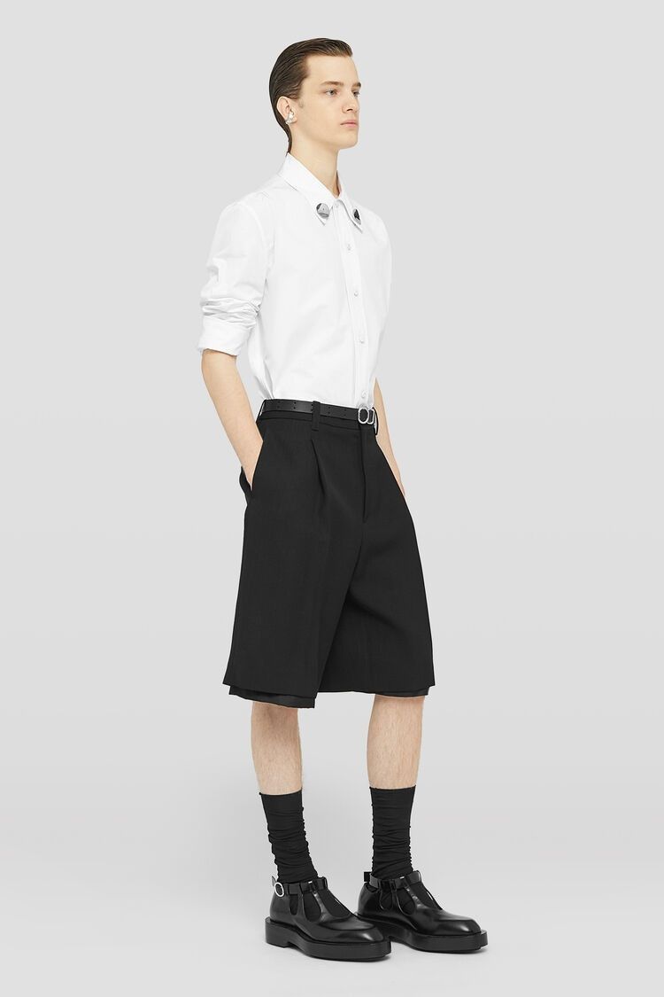 Jil Sander o1w1db10825 Trouser 94 Shorts in Black Size US 34 / EU 50 - 3 Thumbnail