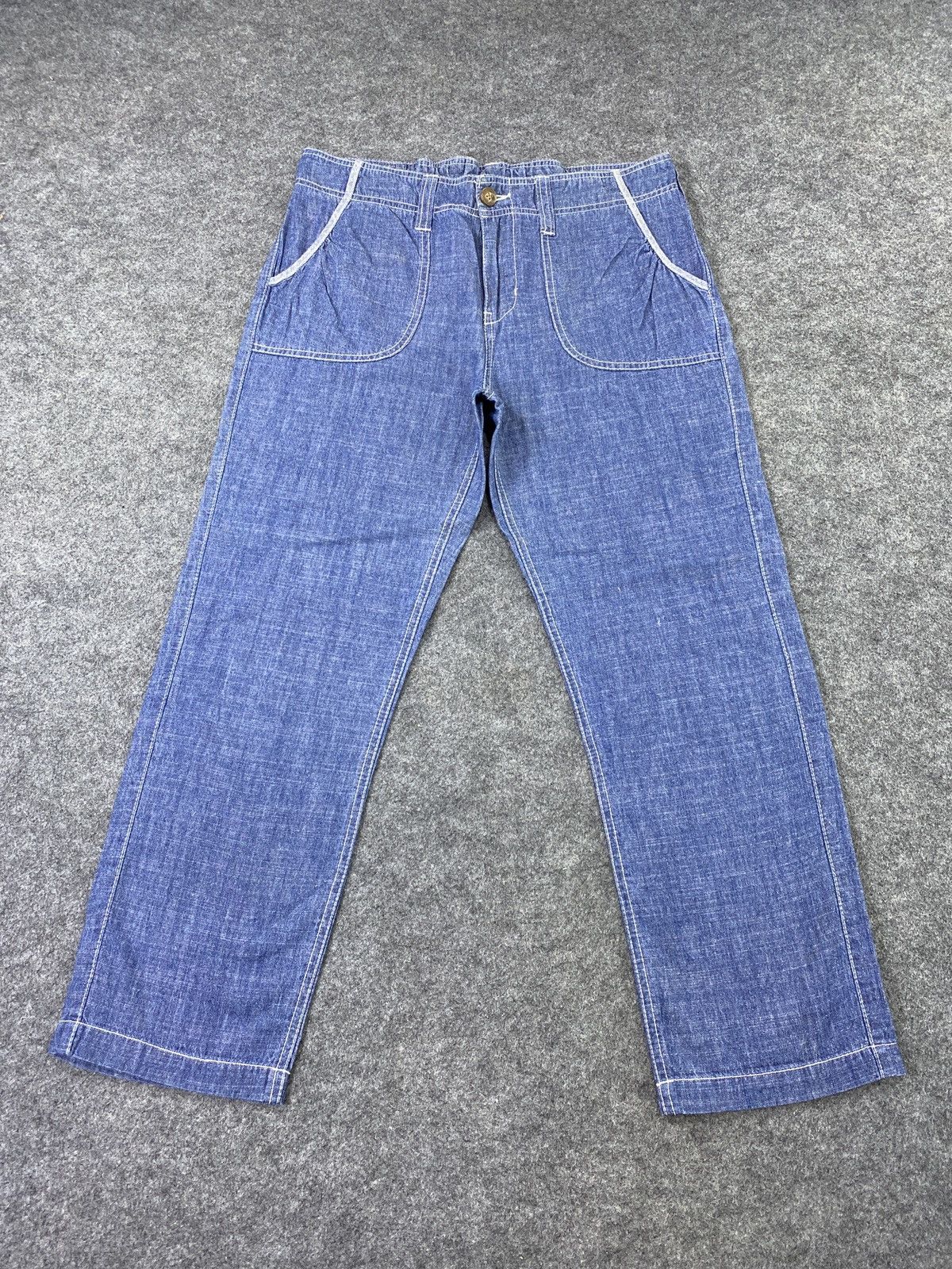 Beams Plus × Jean Beams heart capri Jeans - J993 Size 30" / US 8 / IT 44 - 2 Thumbnail