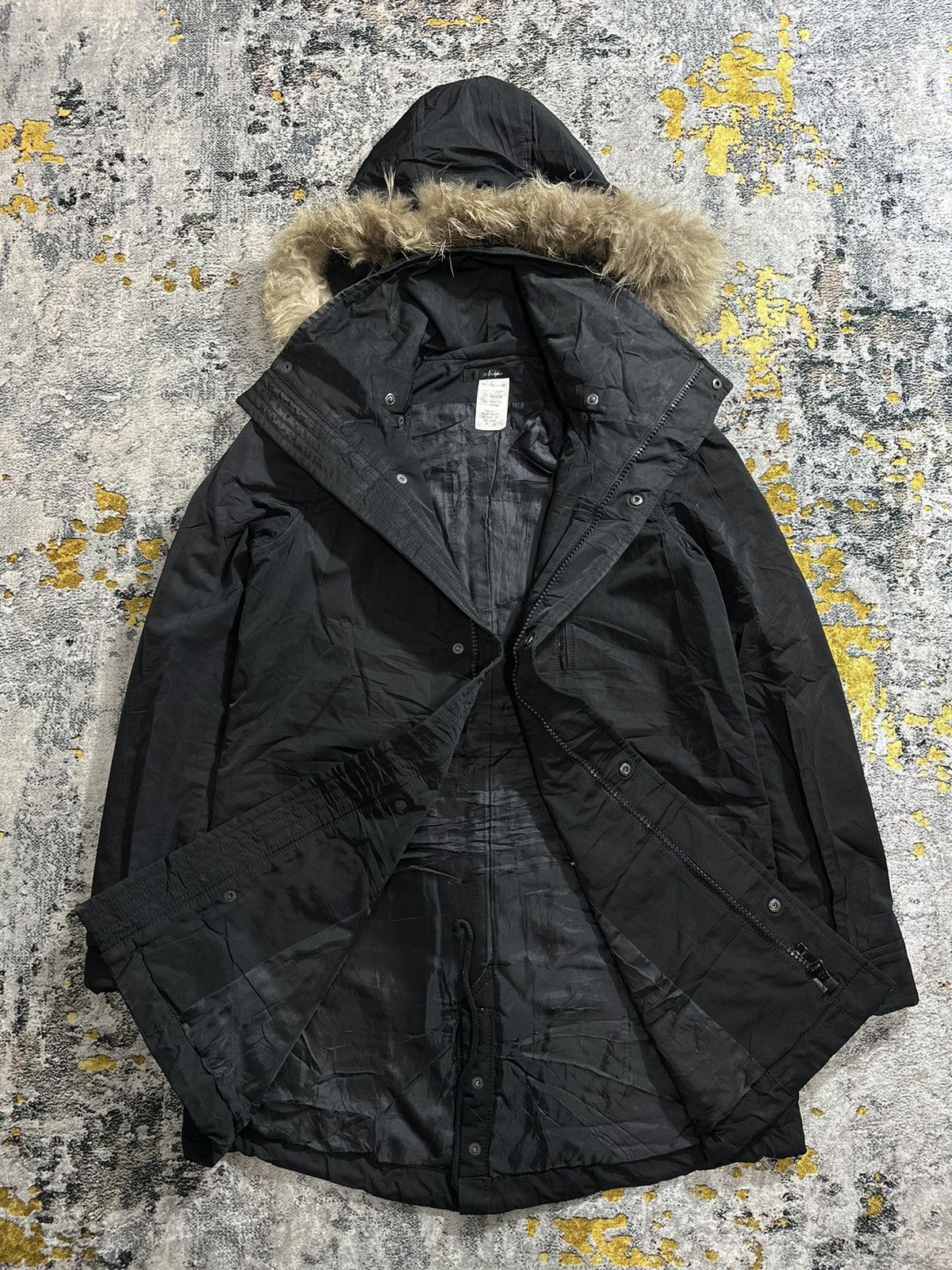 Japanese Brand FUR JACKET IFSIX LGB YOHJI YAMAMOTO STYLE Size S / US 4 / IT 40 - 2 Thumbnail