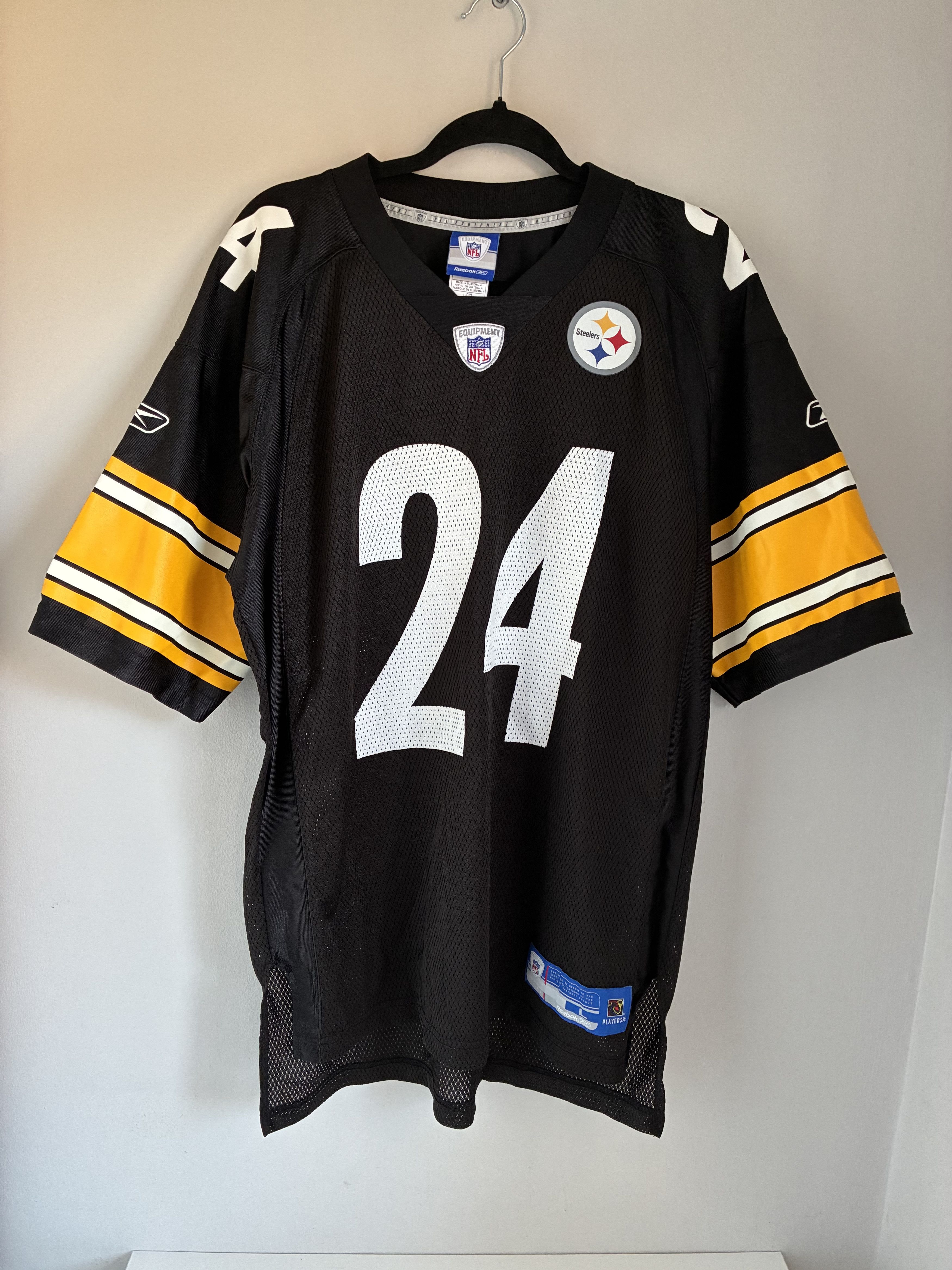 NFL NFL Reebok Taylor Pittsburgh Steelers Jersey Vintage 00s Size US L / EU 52-54 / 3 - 3 Thumbnail