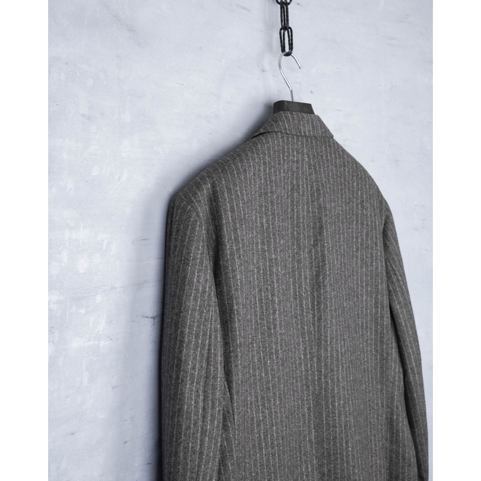Boglioli Vintage boglioli classic gray pinstripe wool blazer jacket Size US L / EU 52-54 / 3 - 6 Thumbnail