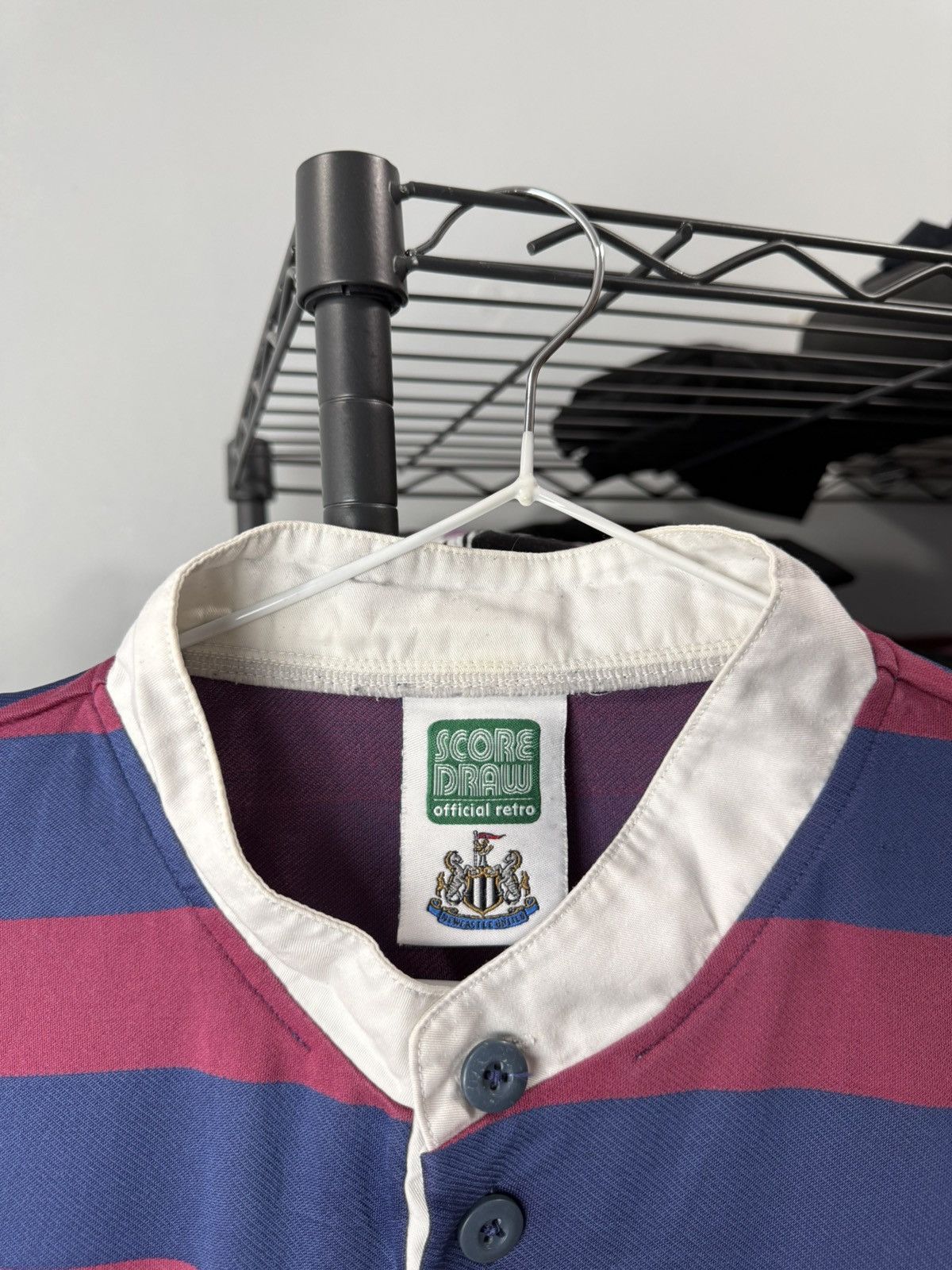 Vintage Vintage 1996 New Castle United Polo Shirt Jersey Football Size US L / EU 52-54 / 3 - 7 Thumbnail