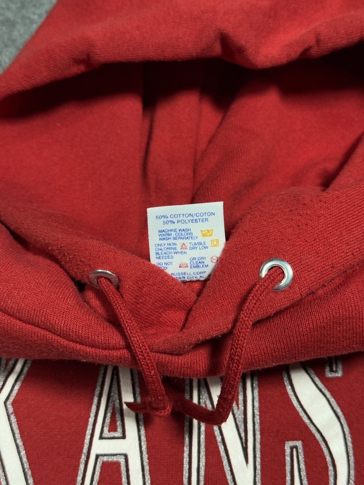 Vintage VTG Arkansas Razorbacks Hoodie Mens Large Red Jerzees USA Size US L / EU 52-54 / 3 - 5 Thumbnail