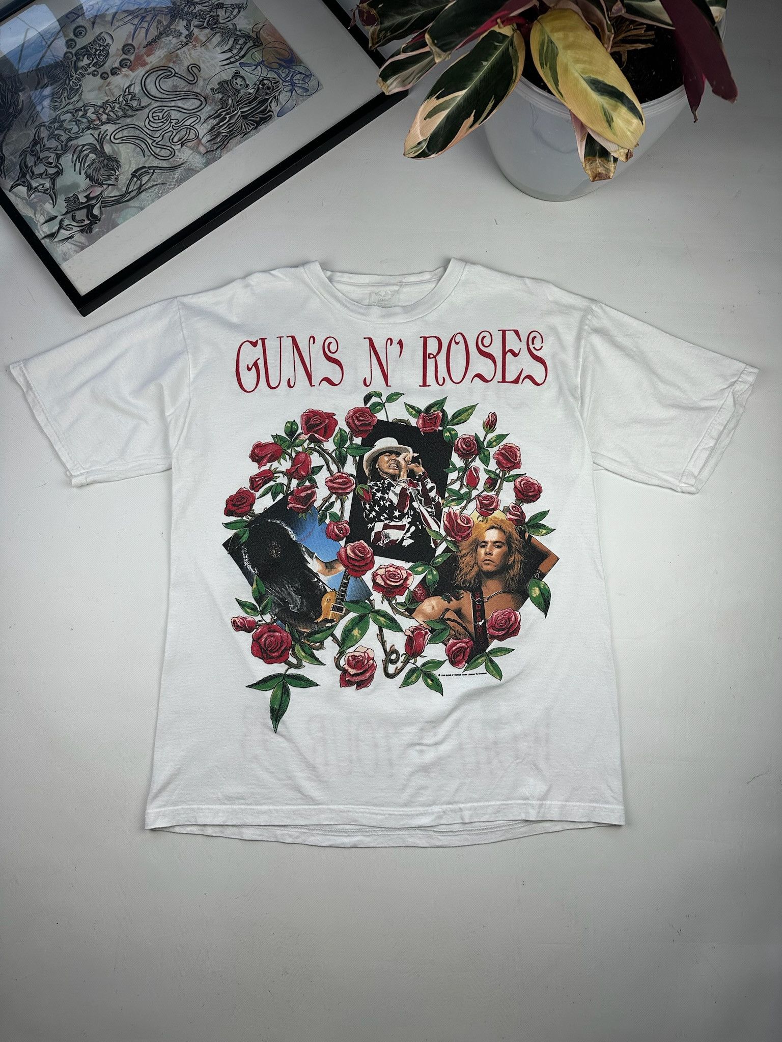 Band Tees Vintage guns n roses 1993 Size US L / EU 52-54 / 3 - 1 Thumbnail