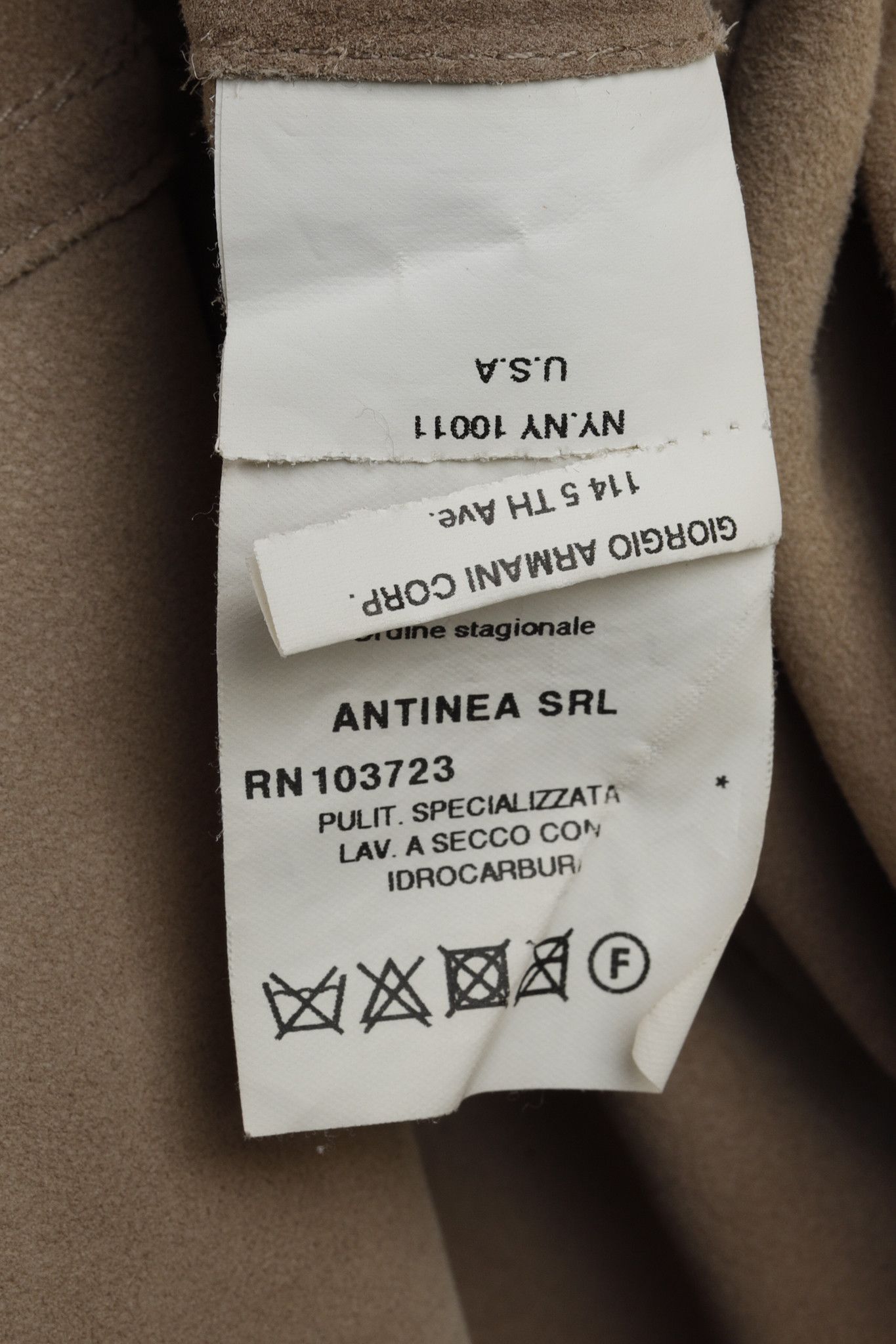 Armani Collezioni Armani Collezioni 2004 Tan Suede Jacket Size L / US 10 / IT 46 - 10 Thumbnail