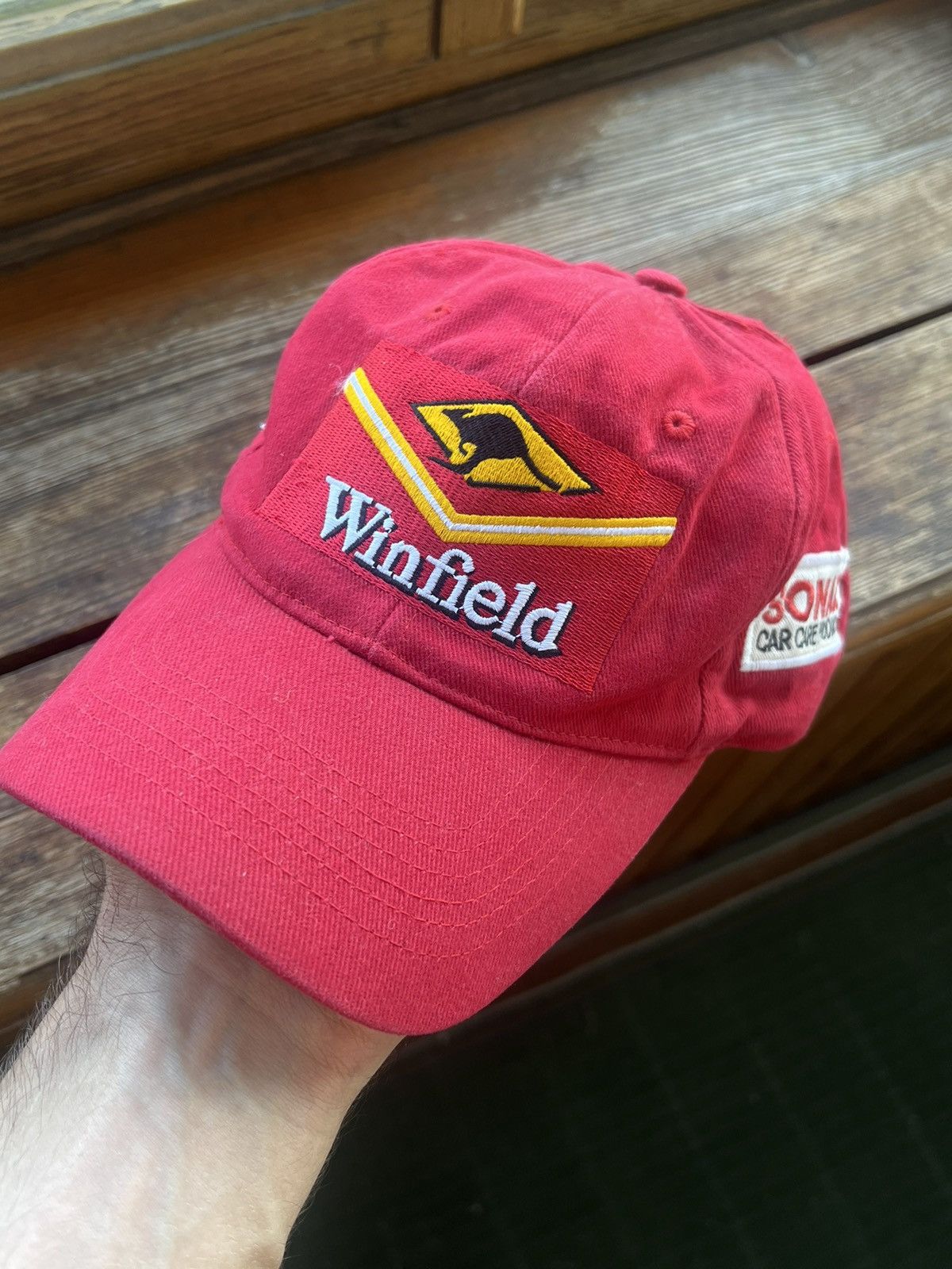 Vintage Vintage Hat 00s F1 Sonax Winfield Racing NASCAR Cap Size ONE SIZE - 3 Thumbnail