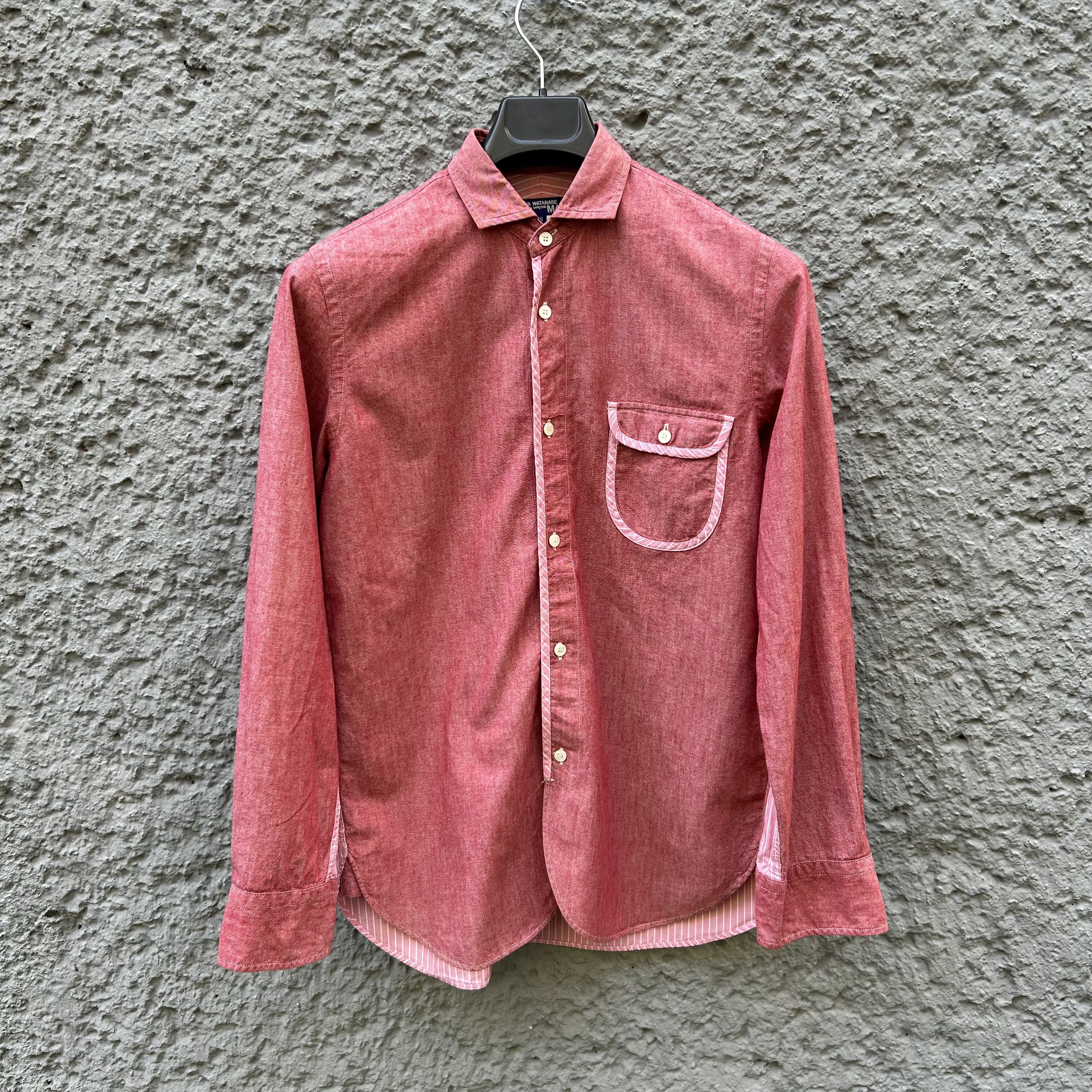 Junya Watanabe Comme des Garcons Junya Watanabe Pink Shirt Button Up S/S11 Size US S / EU 44-46 / 1 - 1 Thumbnail