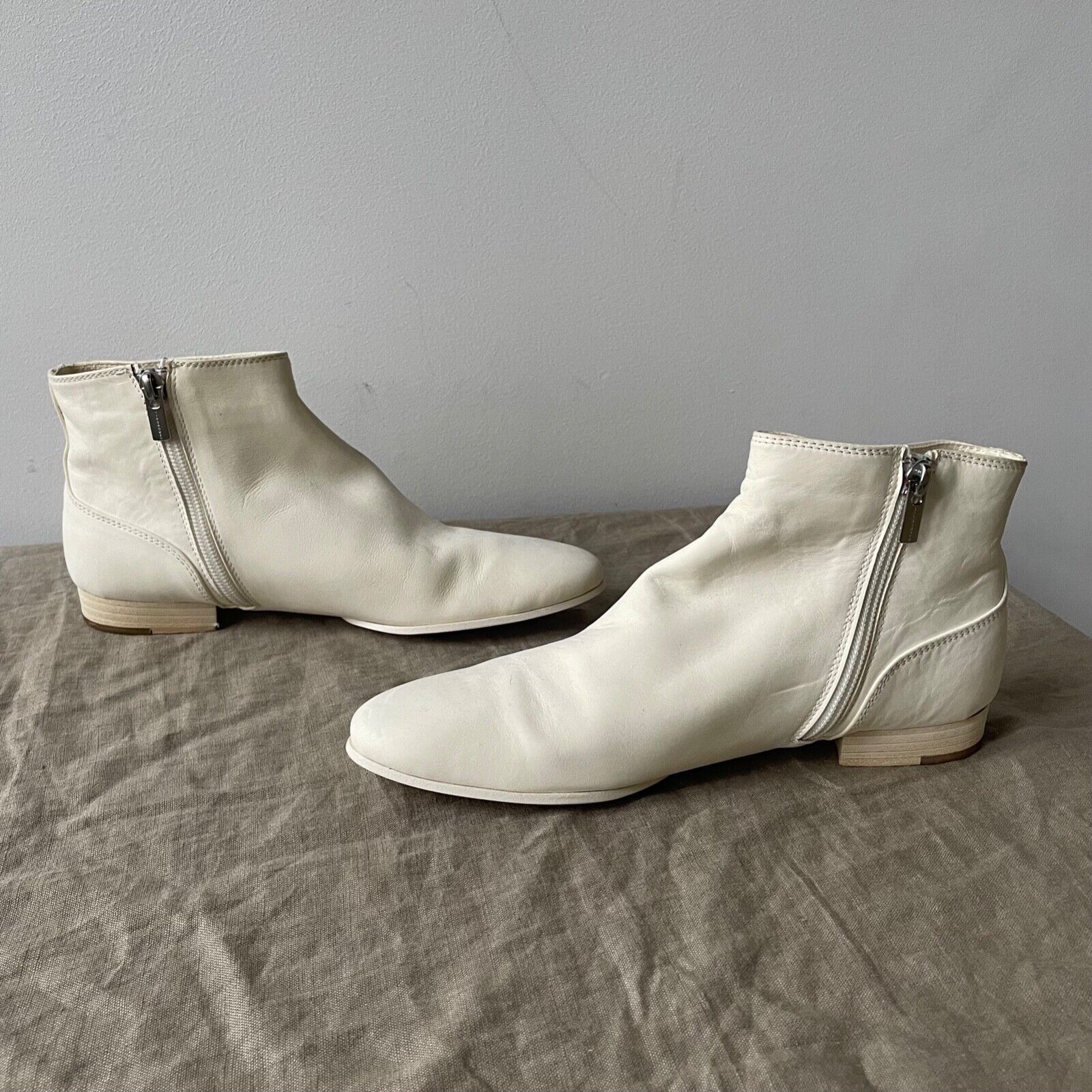 Jil Sander Jil Sander Leather Almond Toe Boots 8500AC Size US 6 / IT 36 - 4 Thumbnail