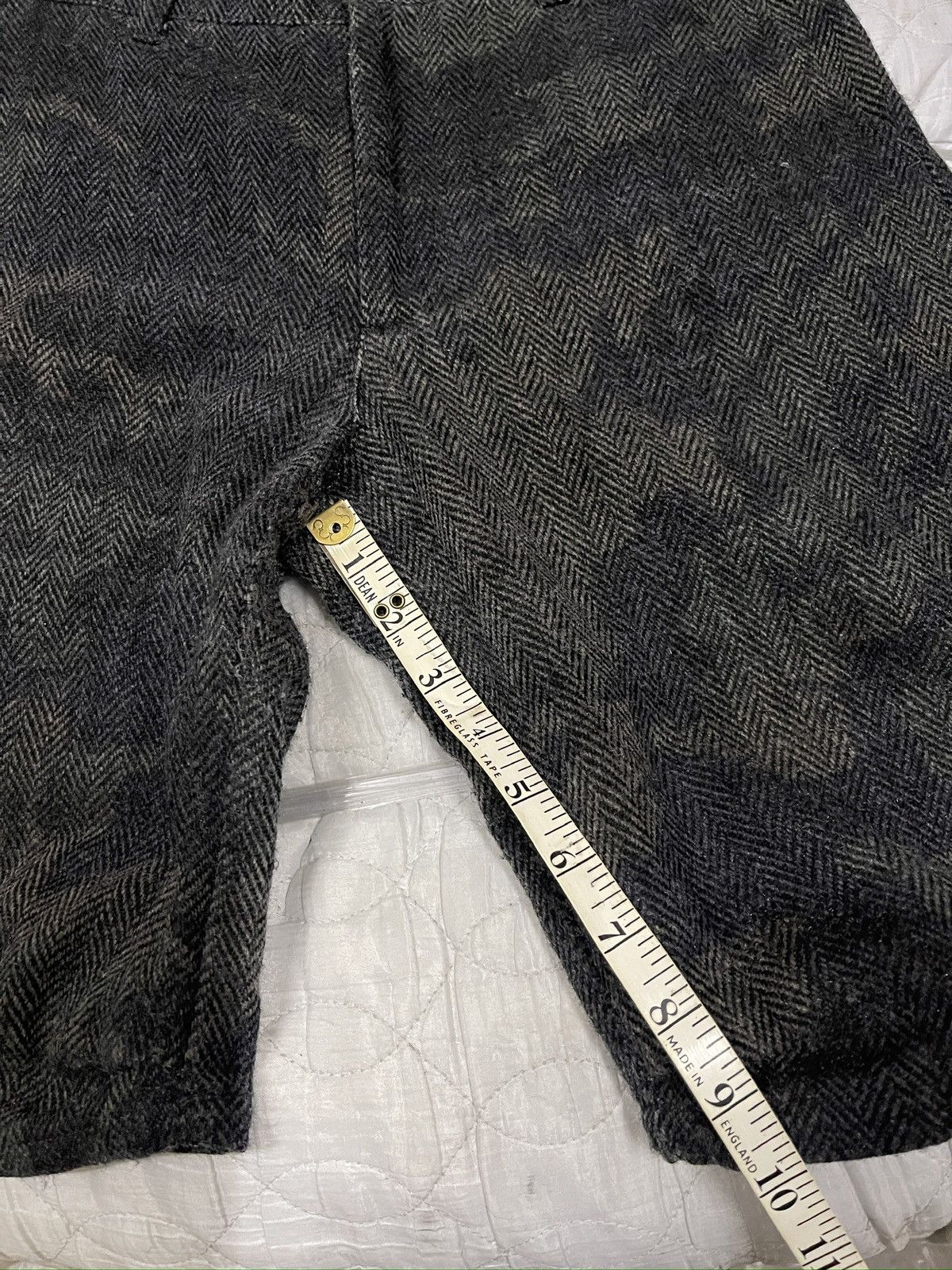 Designer × Issey Miyake × Zucca 🔥Vintage ZUCCA Wool Short Pant Army Printed Size US 30 / EU 46 - 13 Thumbnail