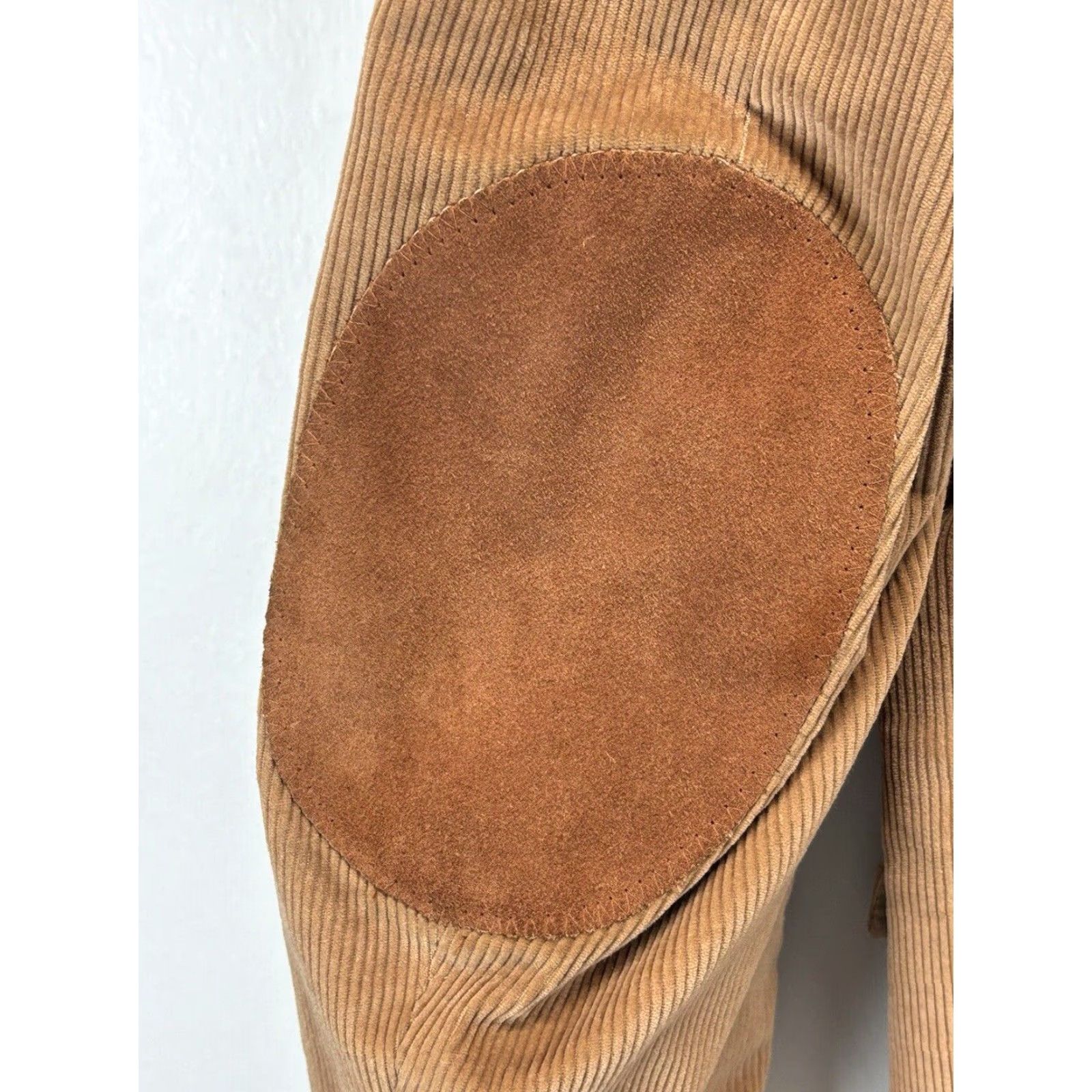 YOKE VINTAGE Pioneer Wear Blazer Jacket Men Big & Tall 42L Brown Corduroy Western Cowhide Casual Size 42L - 7 Thumbnail